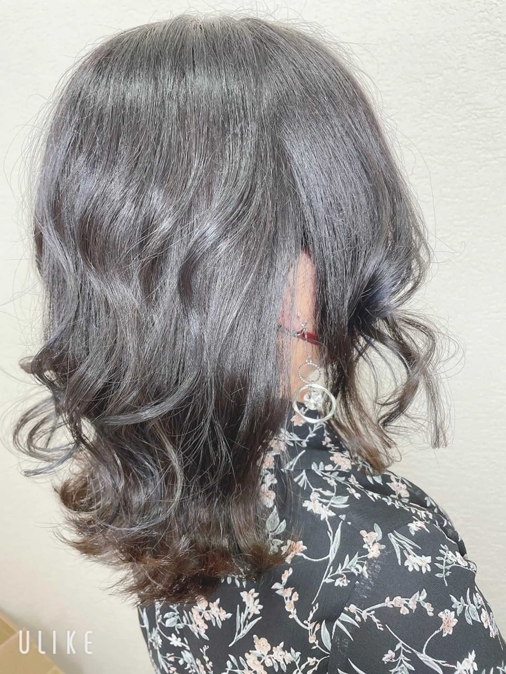 ロング カラー ブルーカラー ブルージュ ヘアカラー ❣️モードケイズ塚口 和田一将のヘアスタイル