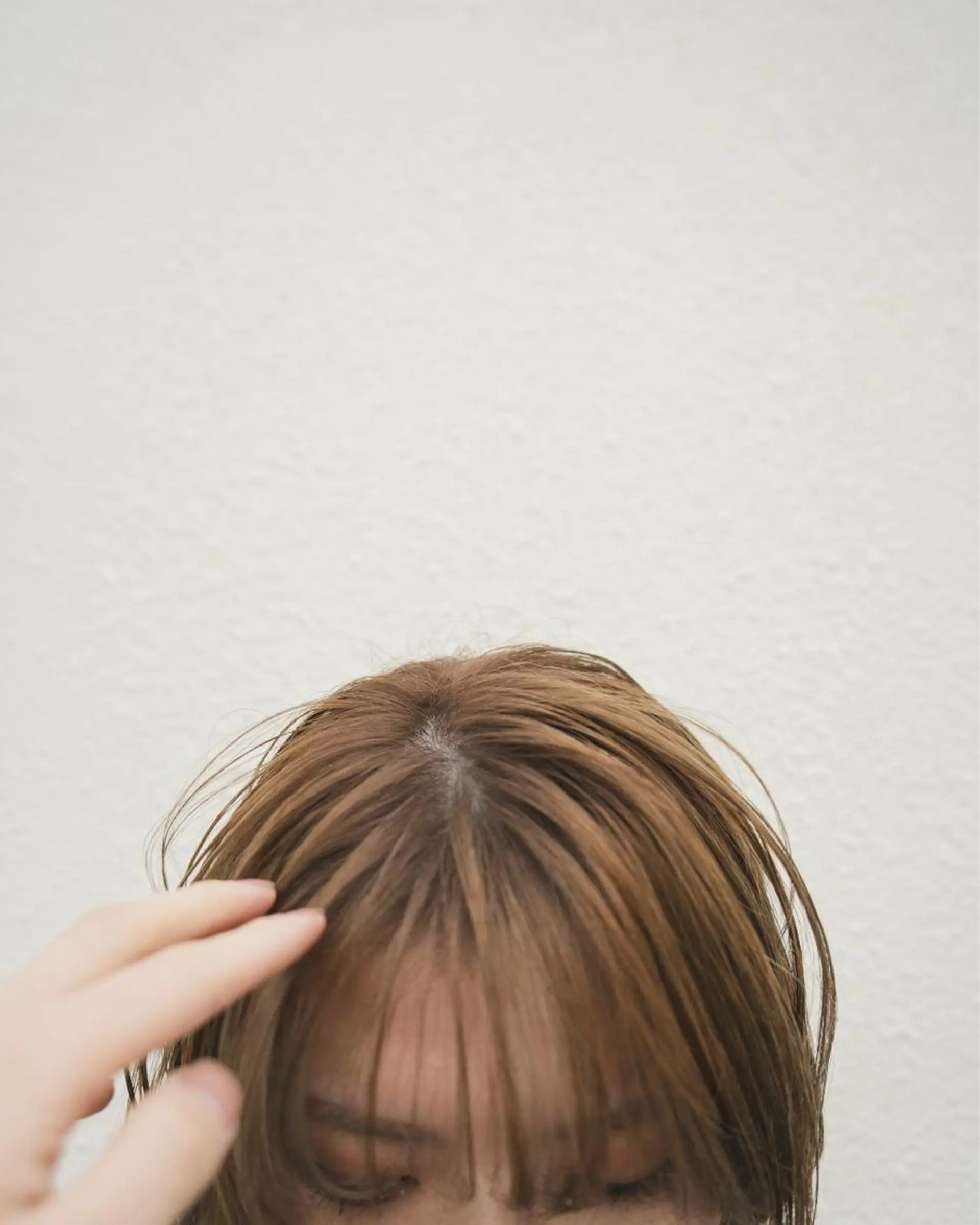 ショート カラー ベージュカラー ハイライトカラー ミルクティーベージュ ハイライト kyon.hair 韓国カットカラーのヘアスタイル