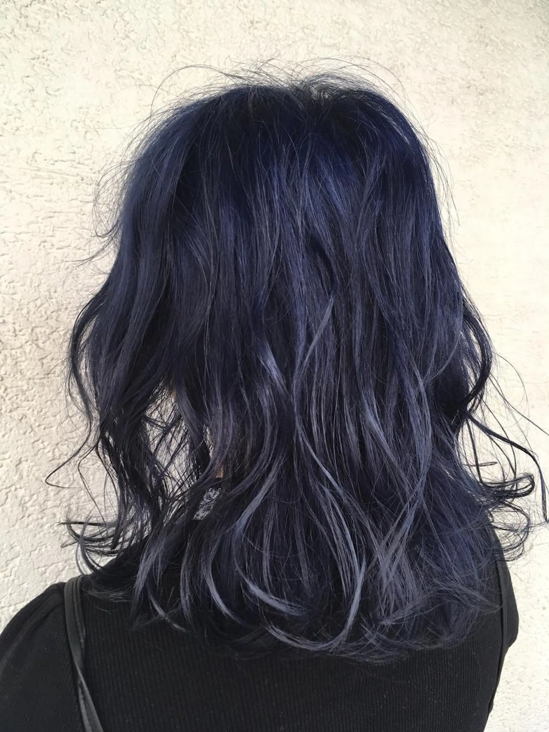 ミディアム カラー パーマ ヘアアレンジ メンズ キッズ ネイル マツエク・マツパ ネイビーカラー ネイビー 架空〜KAQU〜所属・【clan】 NOGAMIのヘアスタイル