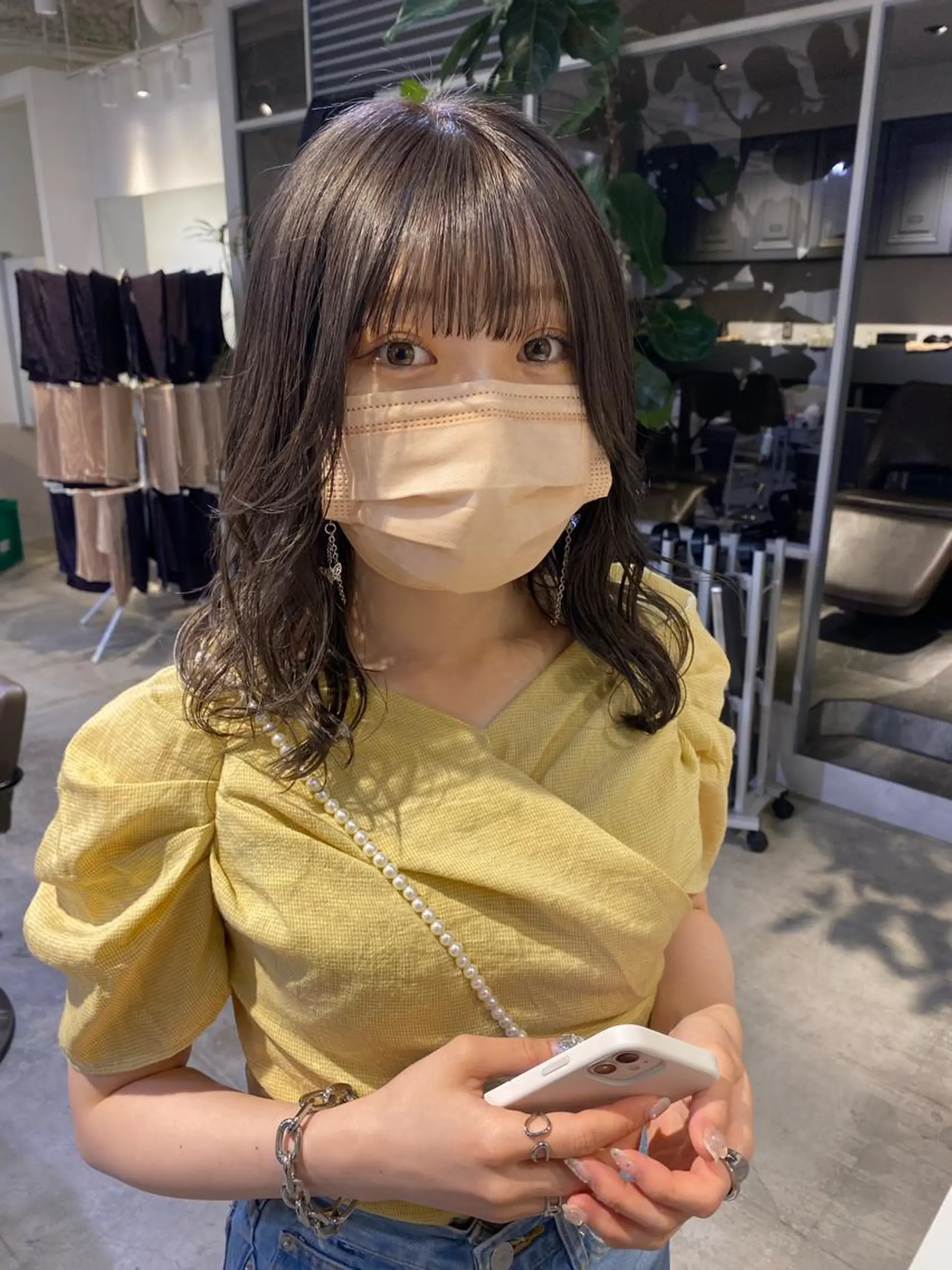 ミディアム カラー pino.【ピノ】所属・pino代表ナガタ ユースケ/荻窪美容室のヘアスタイル