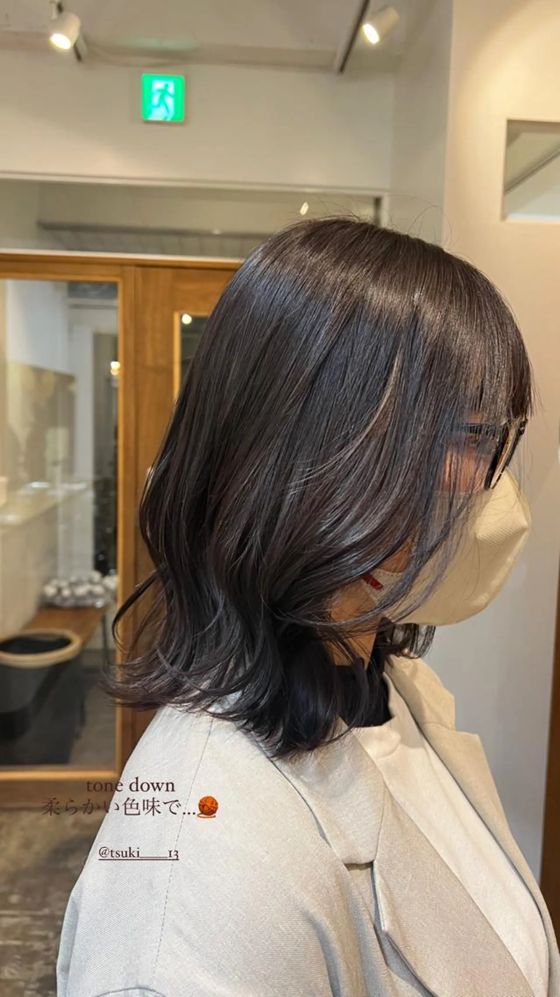 ミディアム 鈴木 三保のヘアスタイル