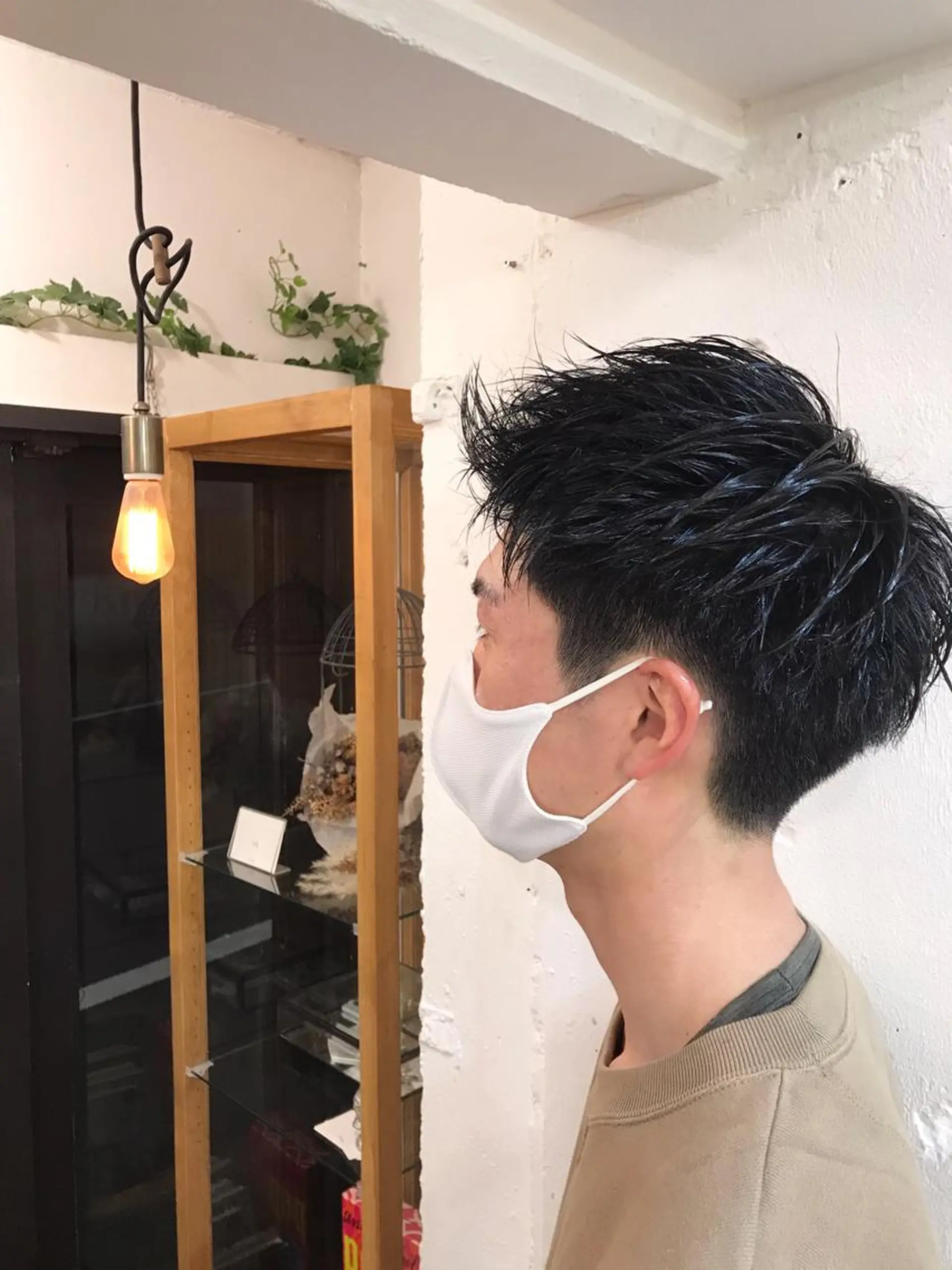 ショート メンズ 刈り上げ 木村陸弥 似合わせ 透明感カラー🌿のヘアスタイル