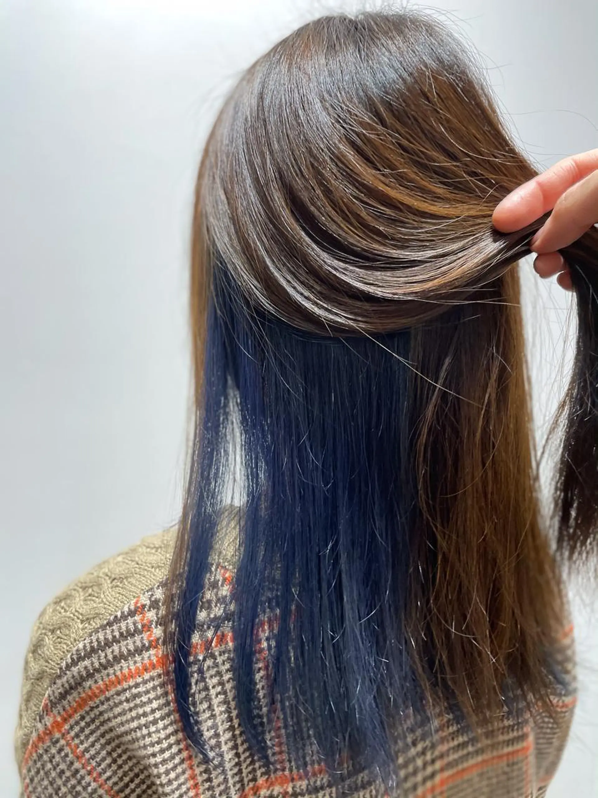 セミロング カラー インナーカラー ヘアカラー HATSUMEI ゆうまのヘアスタイル