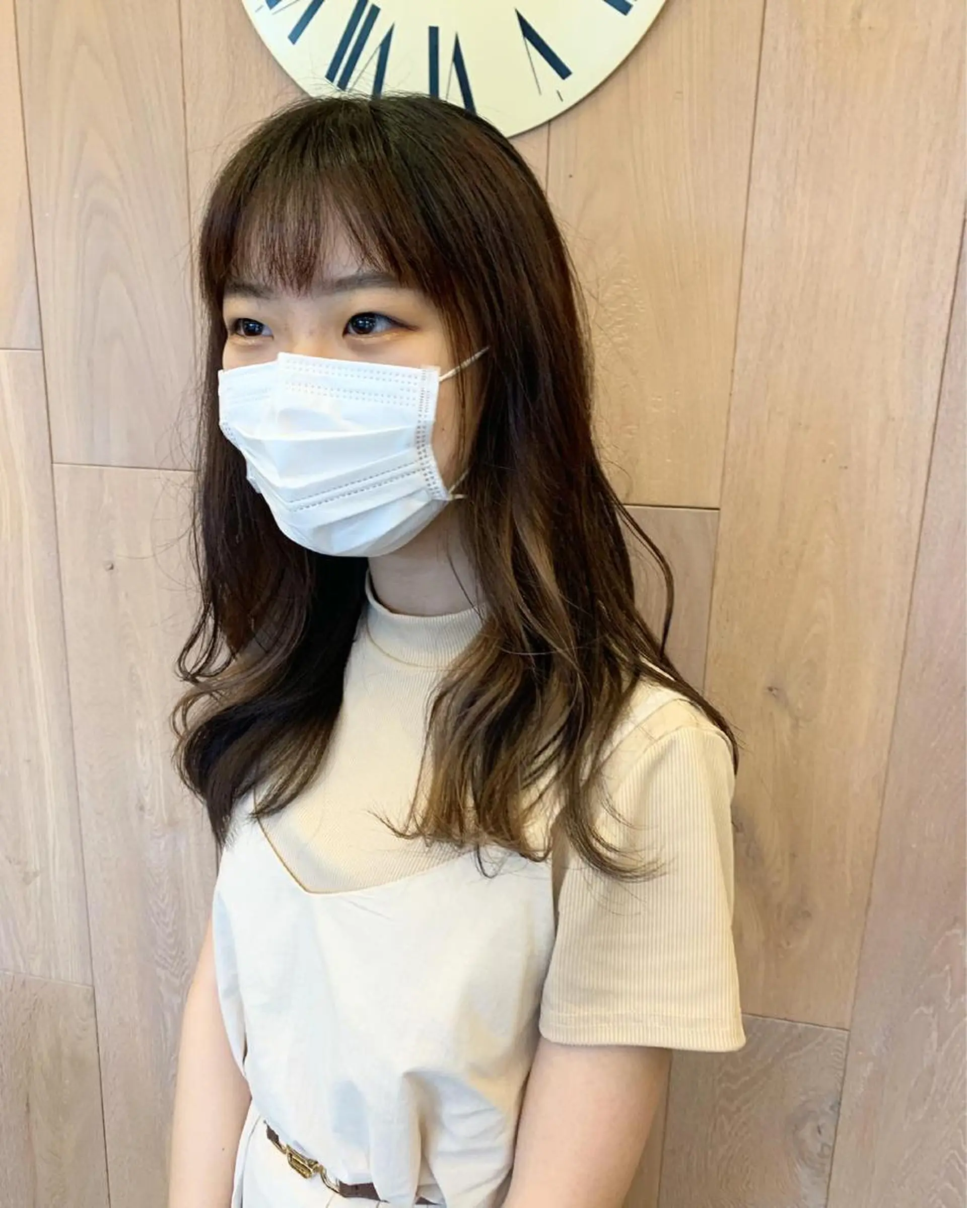 セミロング ヘアカラー Aya/四条烏丸/ インナーカラーのヘアスタイル