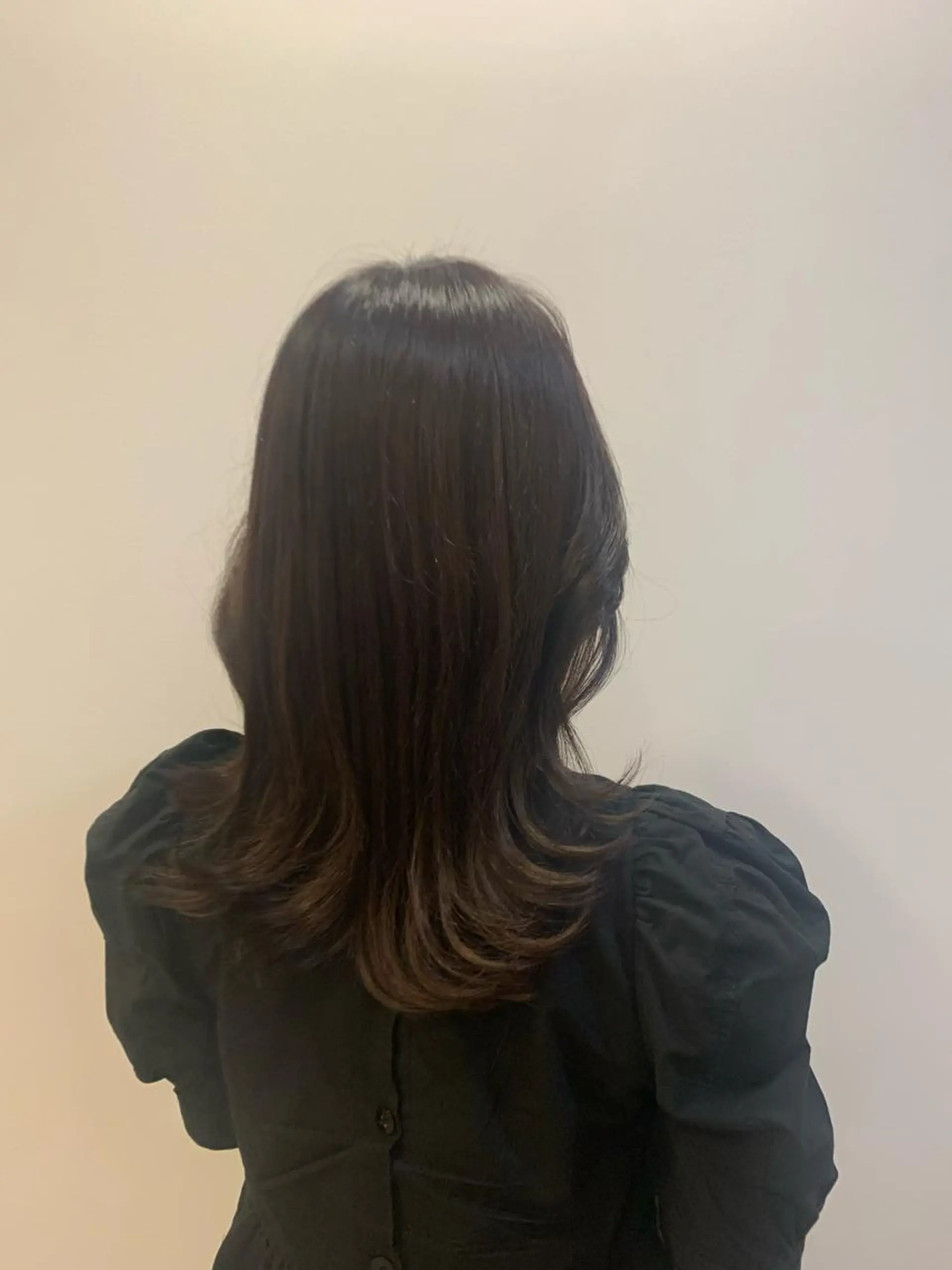 セミロング カラー ベージュカラー ラベンダーカラー ラベンダーベージュ 韓国風ヘア 現地韓国ヘア🇰🇷 Chisaki치사키のヘアスタイル