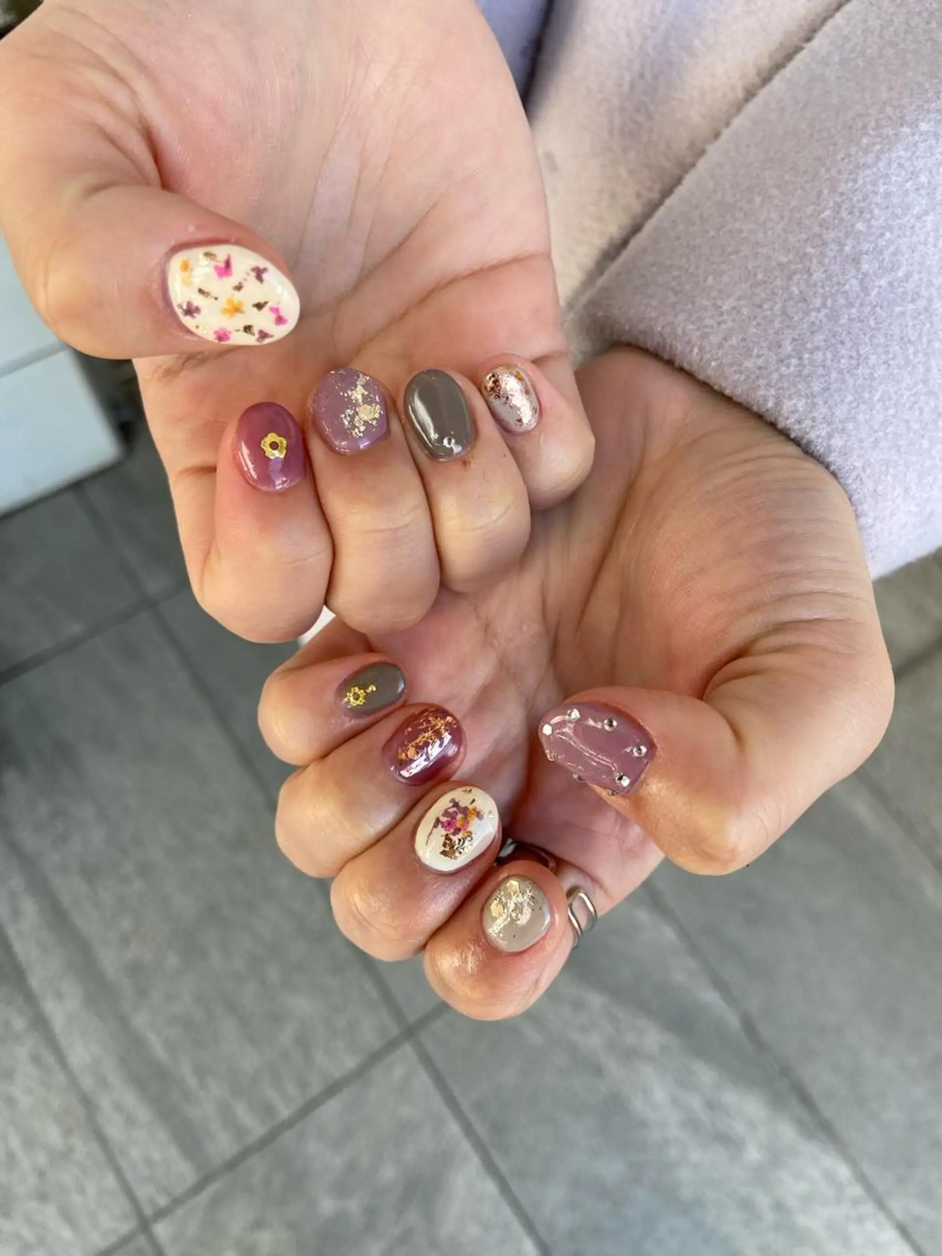 ネイル 春ネイル 🧸プルエクステ❤︎ ネイルKAO🧸のヘアスタイル