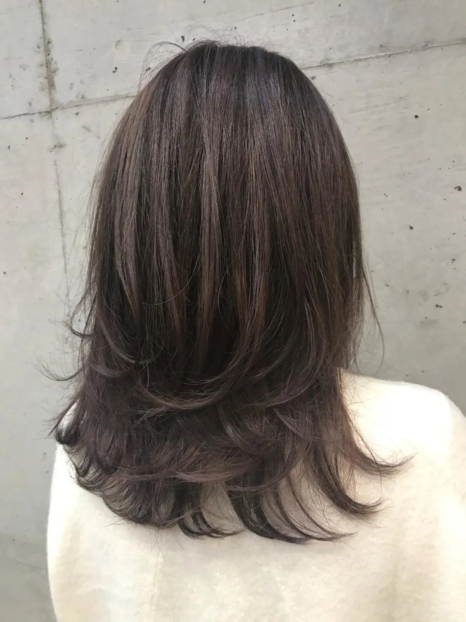 ロング カラー グラデーションカラー グレージュ ハイライトカラー ハイライト 大栗 佑也  髪質改善のヘアスタイル