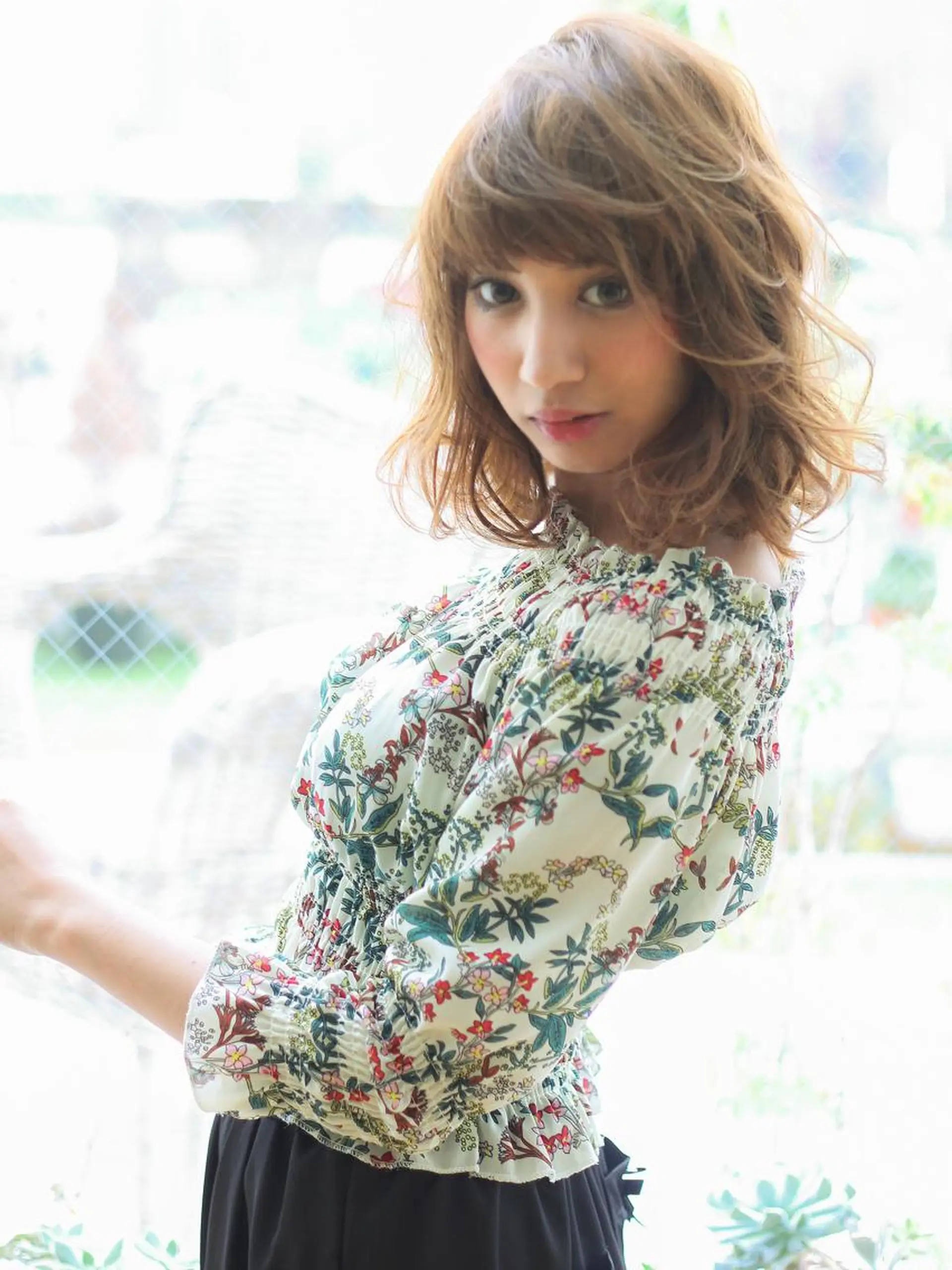 ミディアム カラー パーマ VIVIE【ヴィヴィ】所属・髪質改善/韓国風 レイヤー/田村祐樹のヘアスタイル