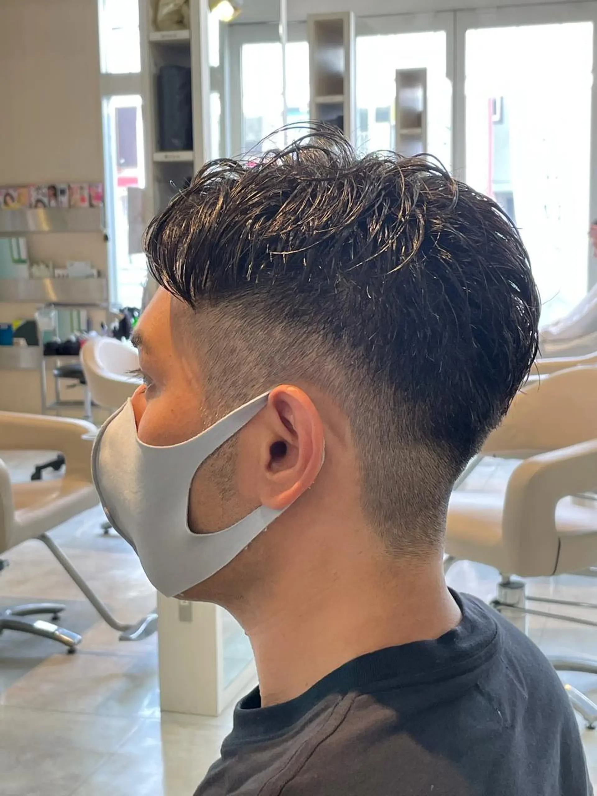 メンズ フェードカット カット 本田 卓也のヘアスタイル