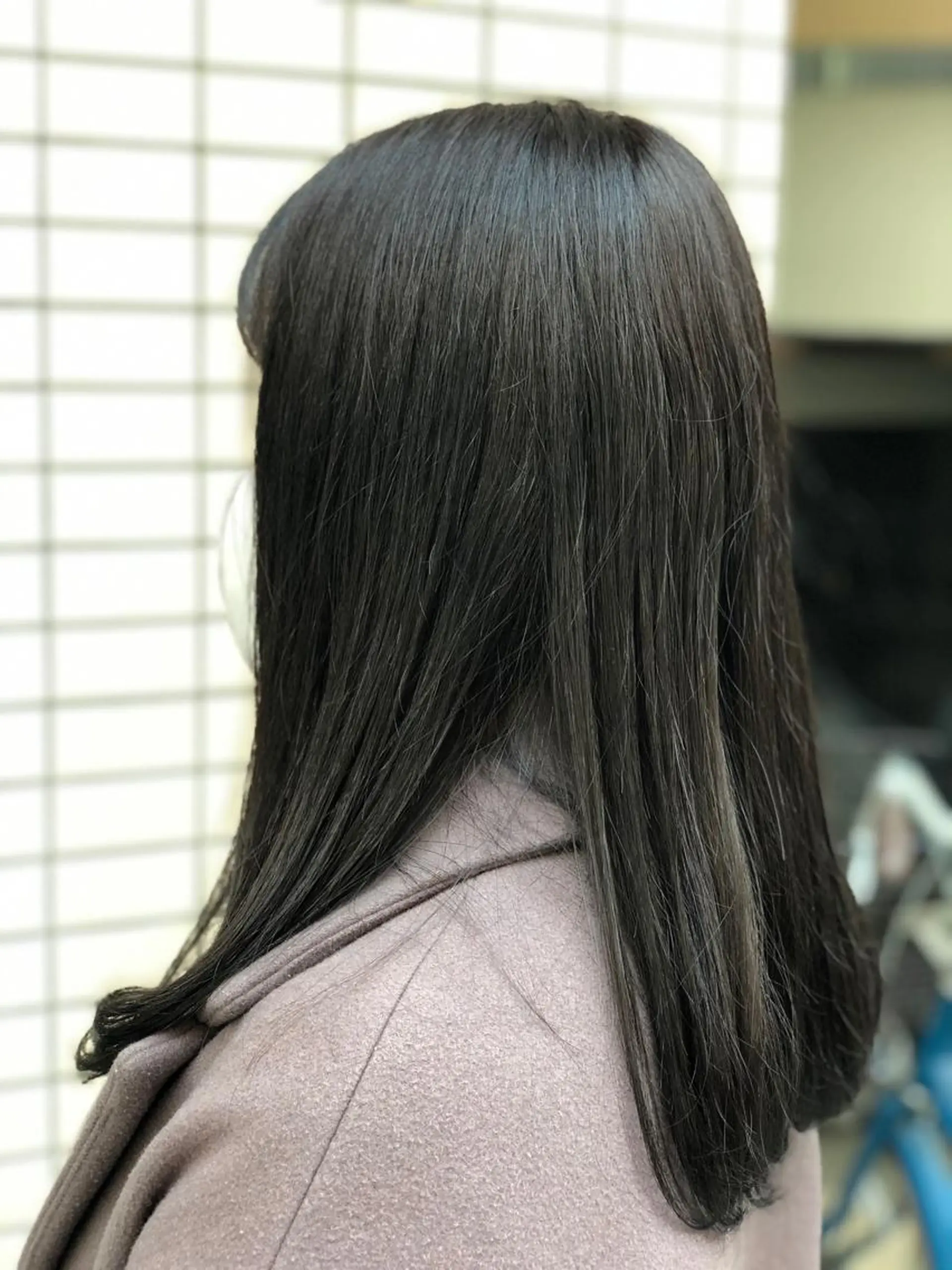 ロング カット 縮毛矯正 阿部 美咲のヘアスタイル