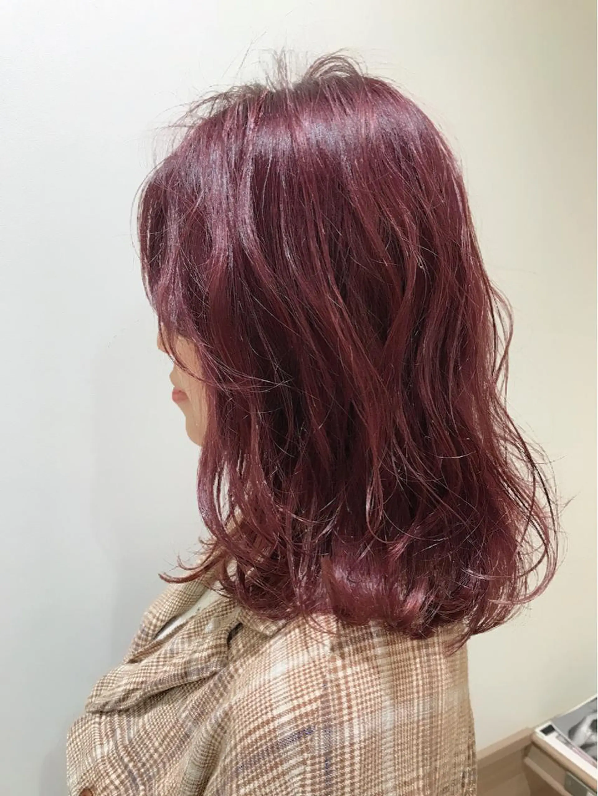 セミロング カット ヘアカラー 新宿 木下拓哉のヘアスタイル