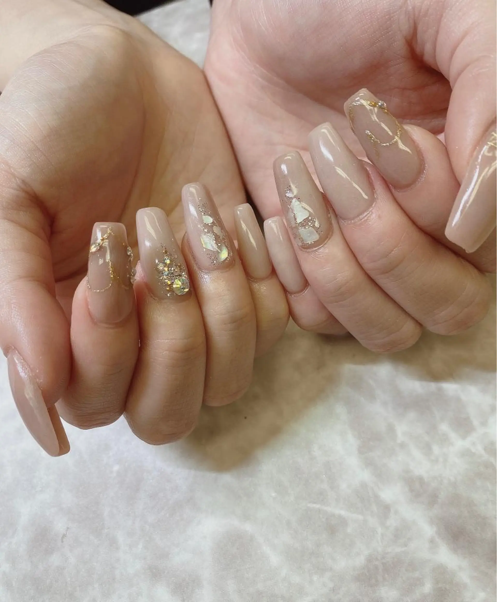 ミディアム ハンドネイル JNA認定講師🌸 RIEのネイルデザイン