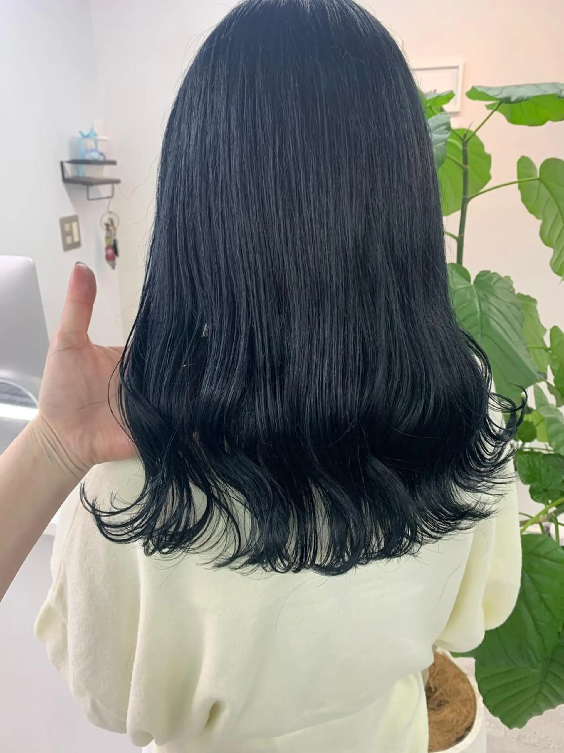 セミロング カラー ヘアカラー トリートメント 坂井 水菜美のヘアスタイル