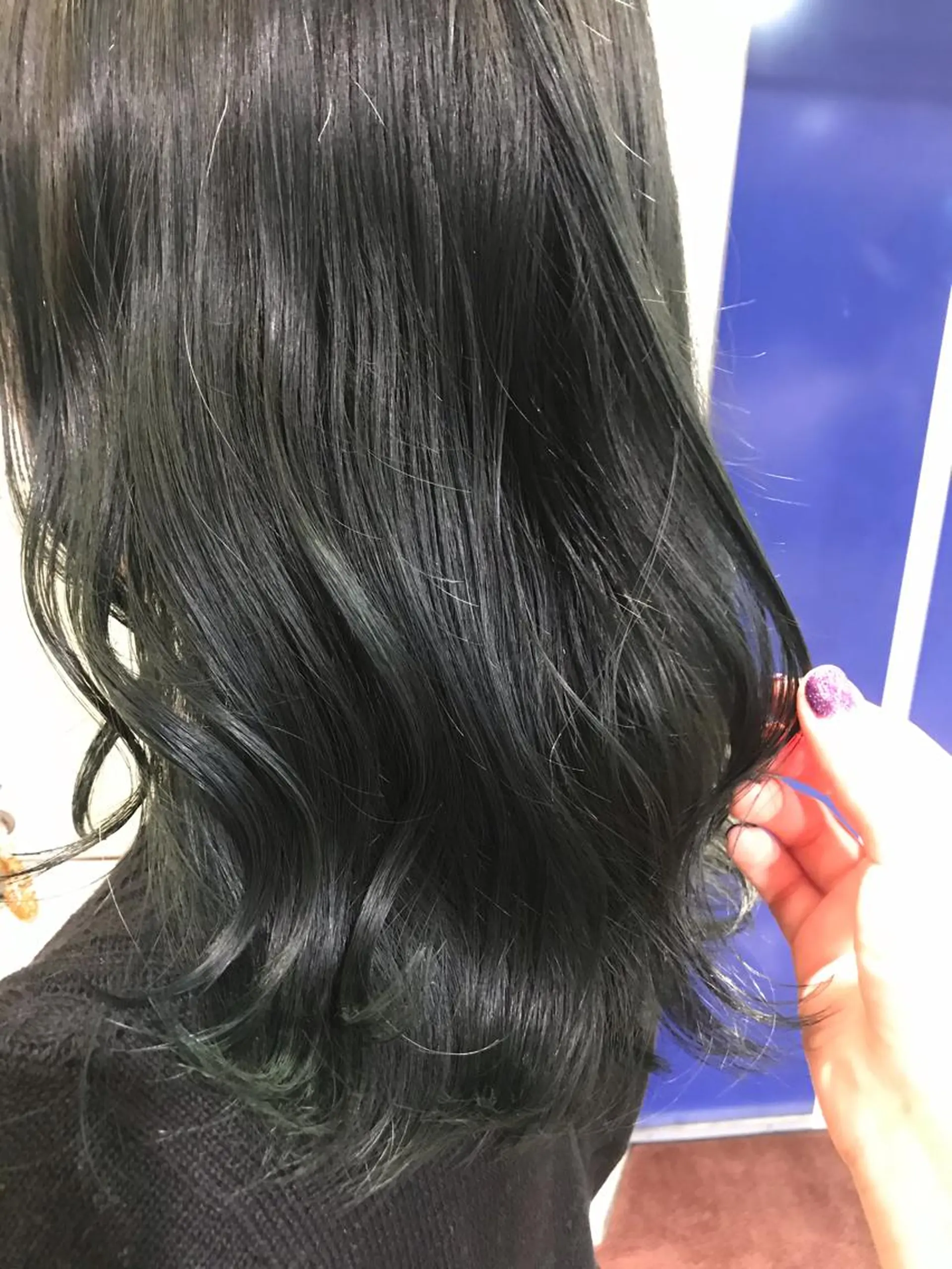セミロング カラー knock【ノック】所属・烏丸韓国ヘア🇰🇷 ayaka🎀のヘアスタイル
