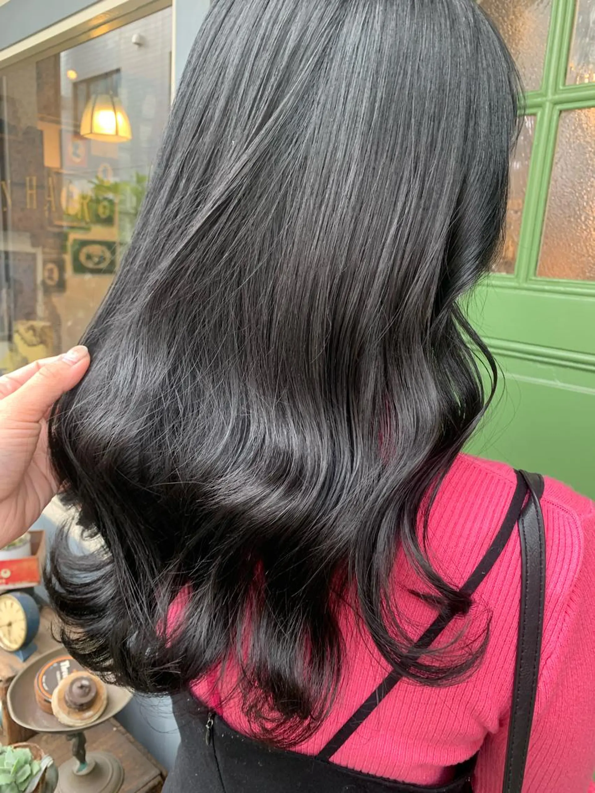 ロング カラー カット ヘアカラー ヘッドスパ 清水千優/パーマ/透 明感カラー/メンズのヘアスタイル