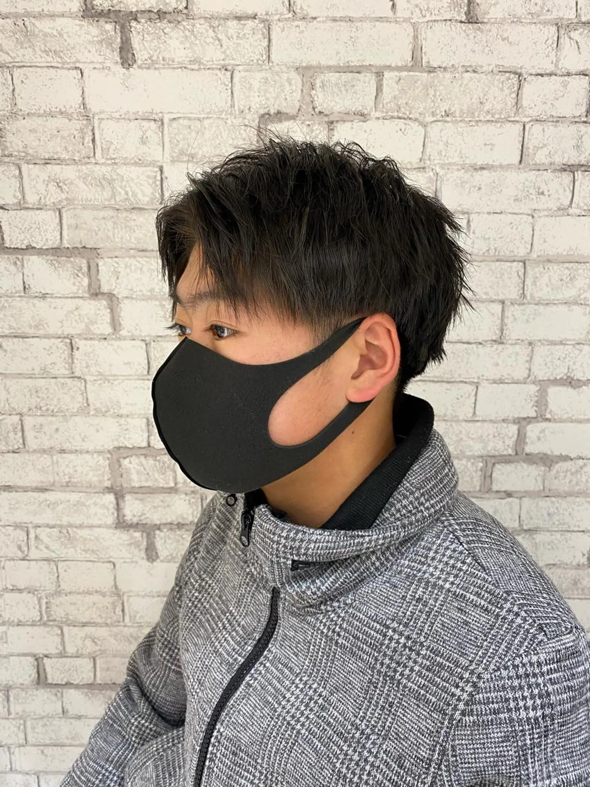 ショート ヘアアレンジ メンズ カット ブリーチなし艶カラー 東家のヘアスタイル