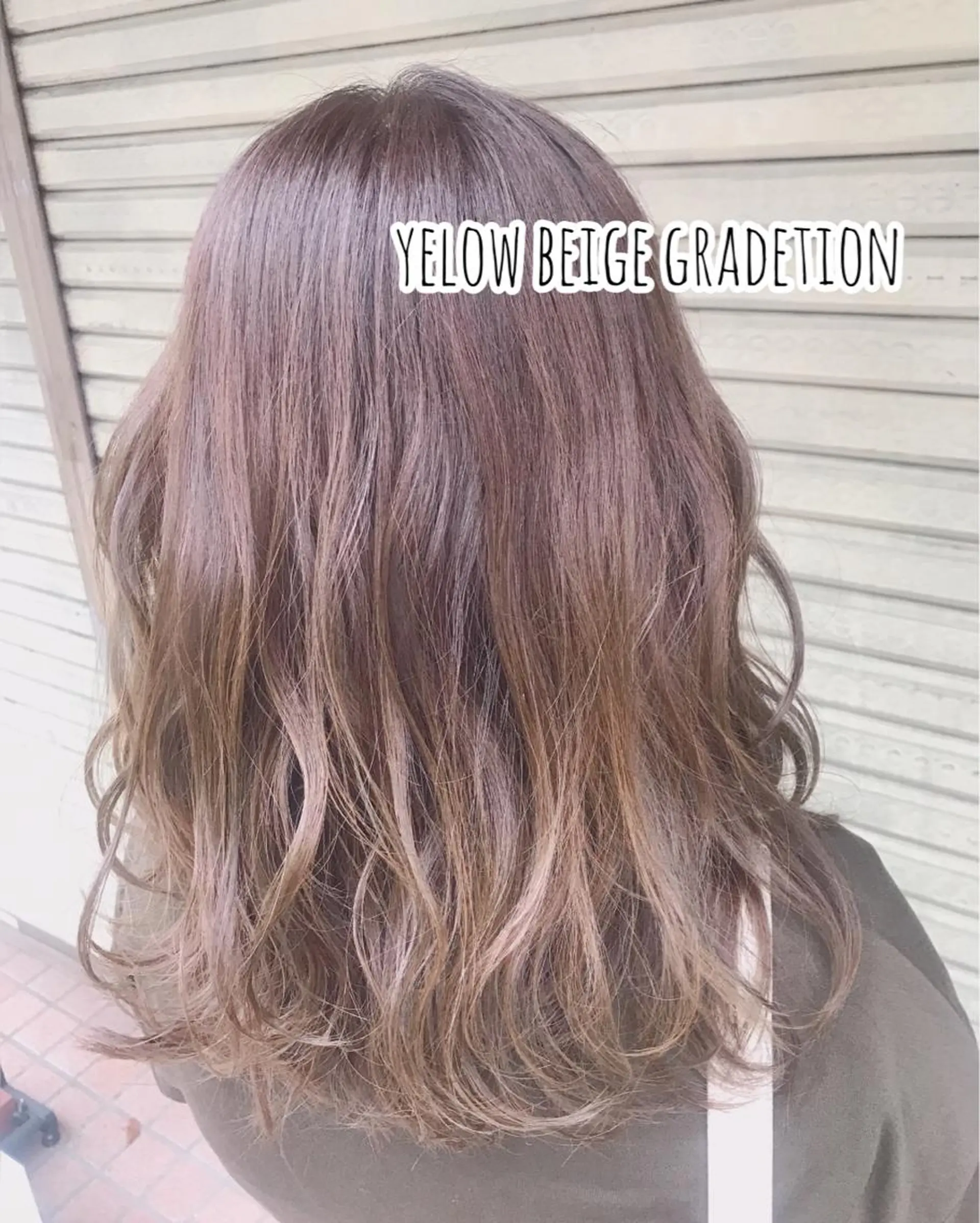 ミディアム カラー パーマ 年間1500人担当 代表　南一路のヘアスタイル