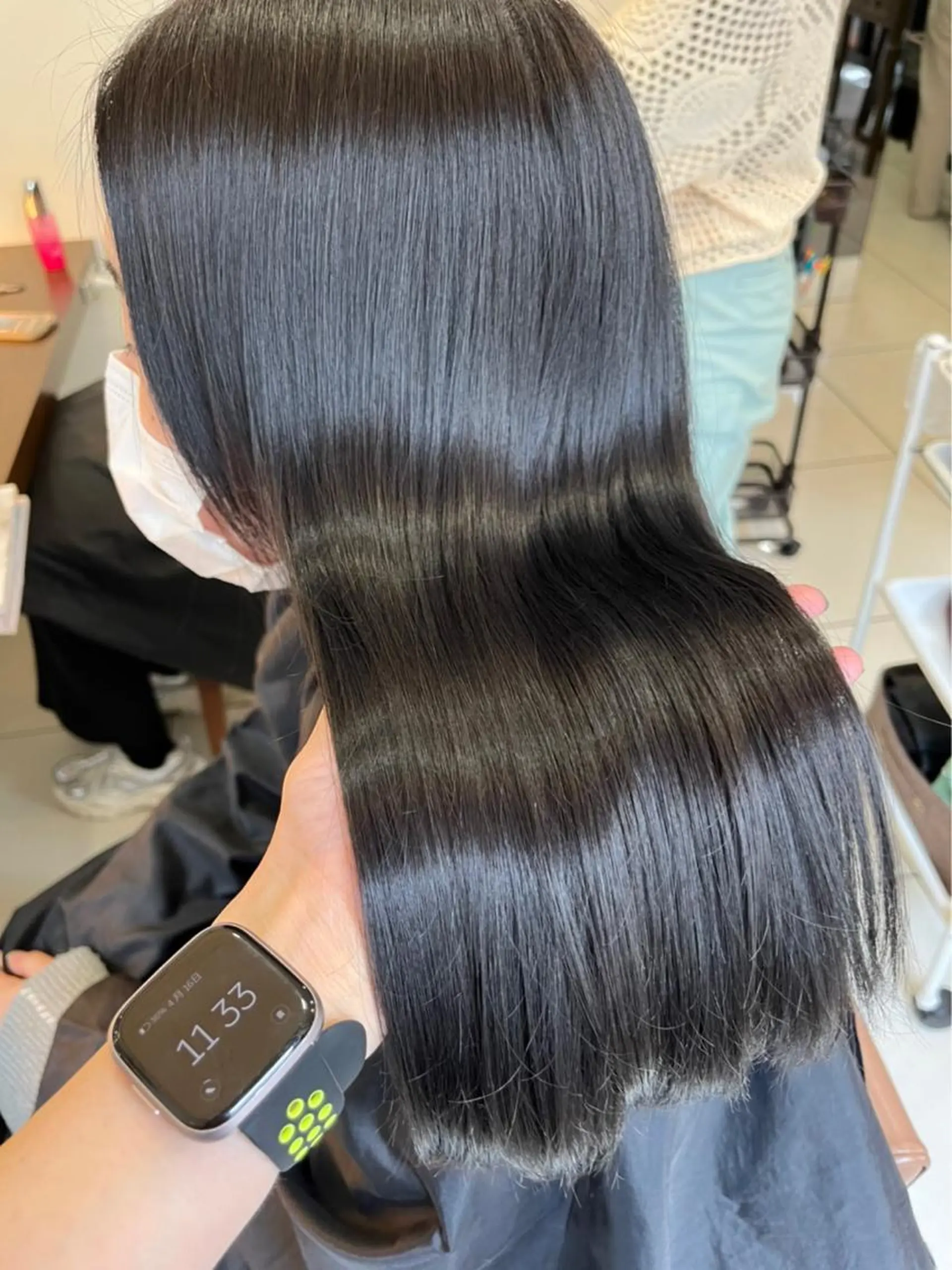 ロング カラー 羽エクステ/シール エクステ/横浜駅5分のヘアスタイル