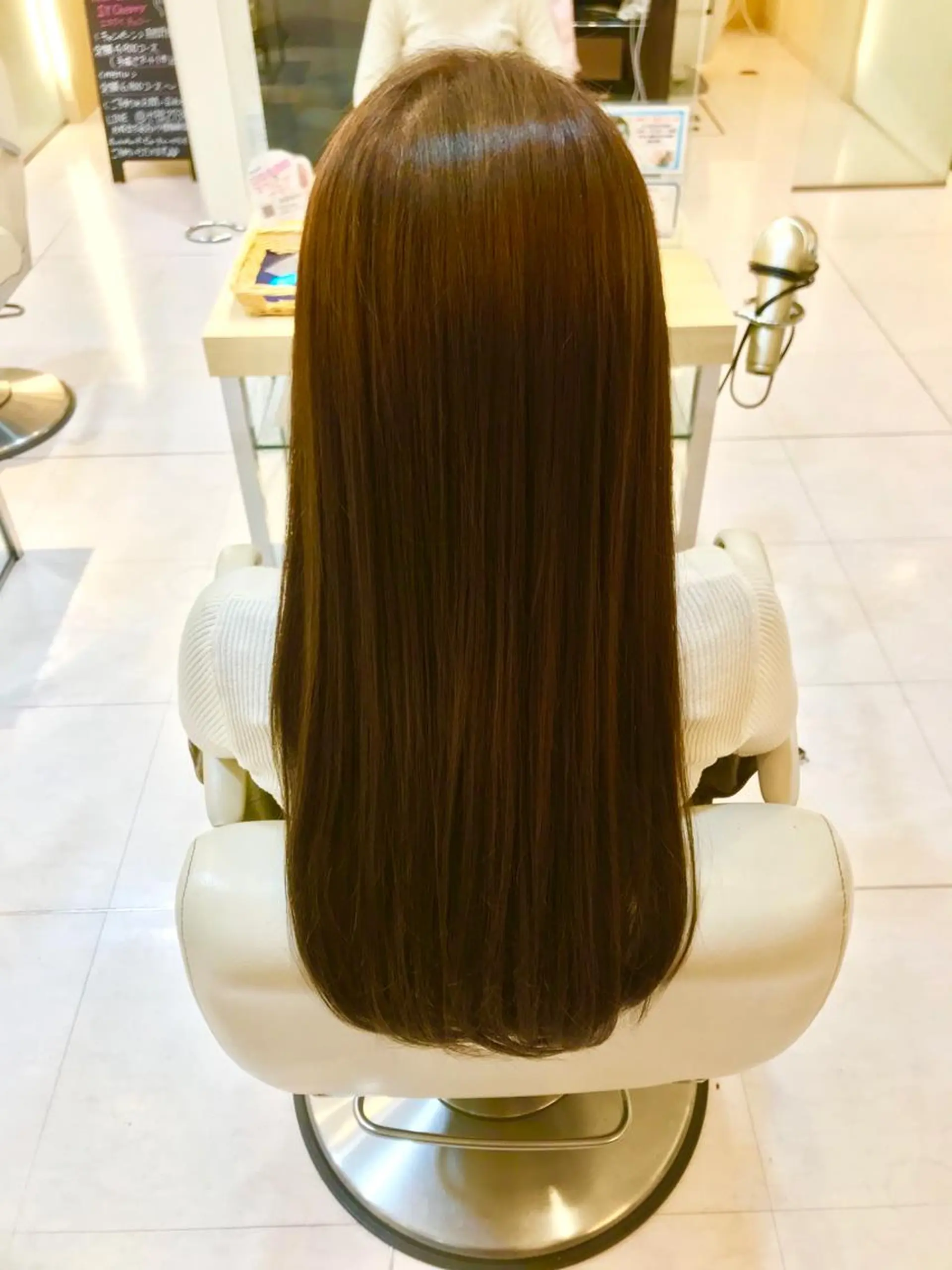 ロング カラー ブラウンカラー オレンジ オレンジブラウン 後藤 瑞季のヘアスタイル