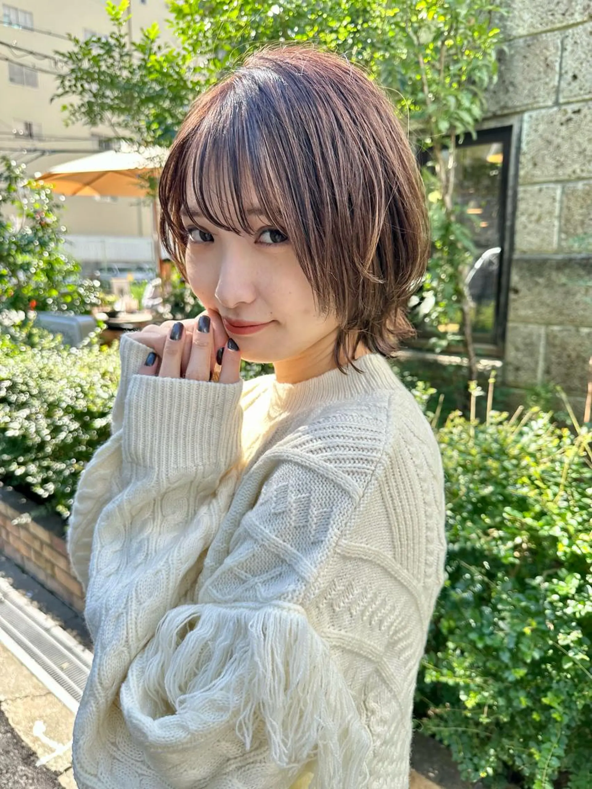 ミディアム カット ヘアカラー トリートメント ❣️心斎橋髪質改善 鈴木佑弥❣️のヘアスタイル