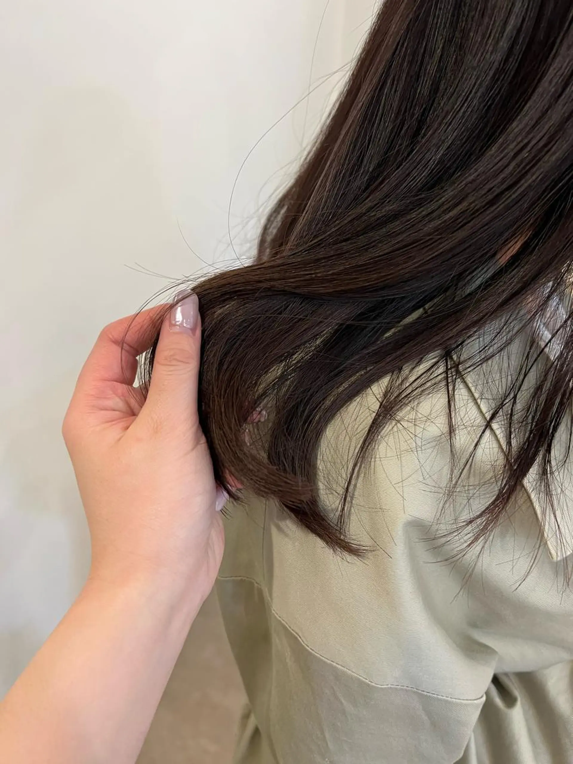 ロング カラー パープルカラー カット ヘアカラー トリートメント 透明感カラー、 アレンジ/miyuのヘアスタイル