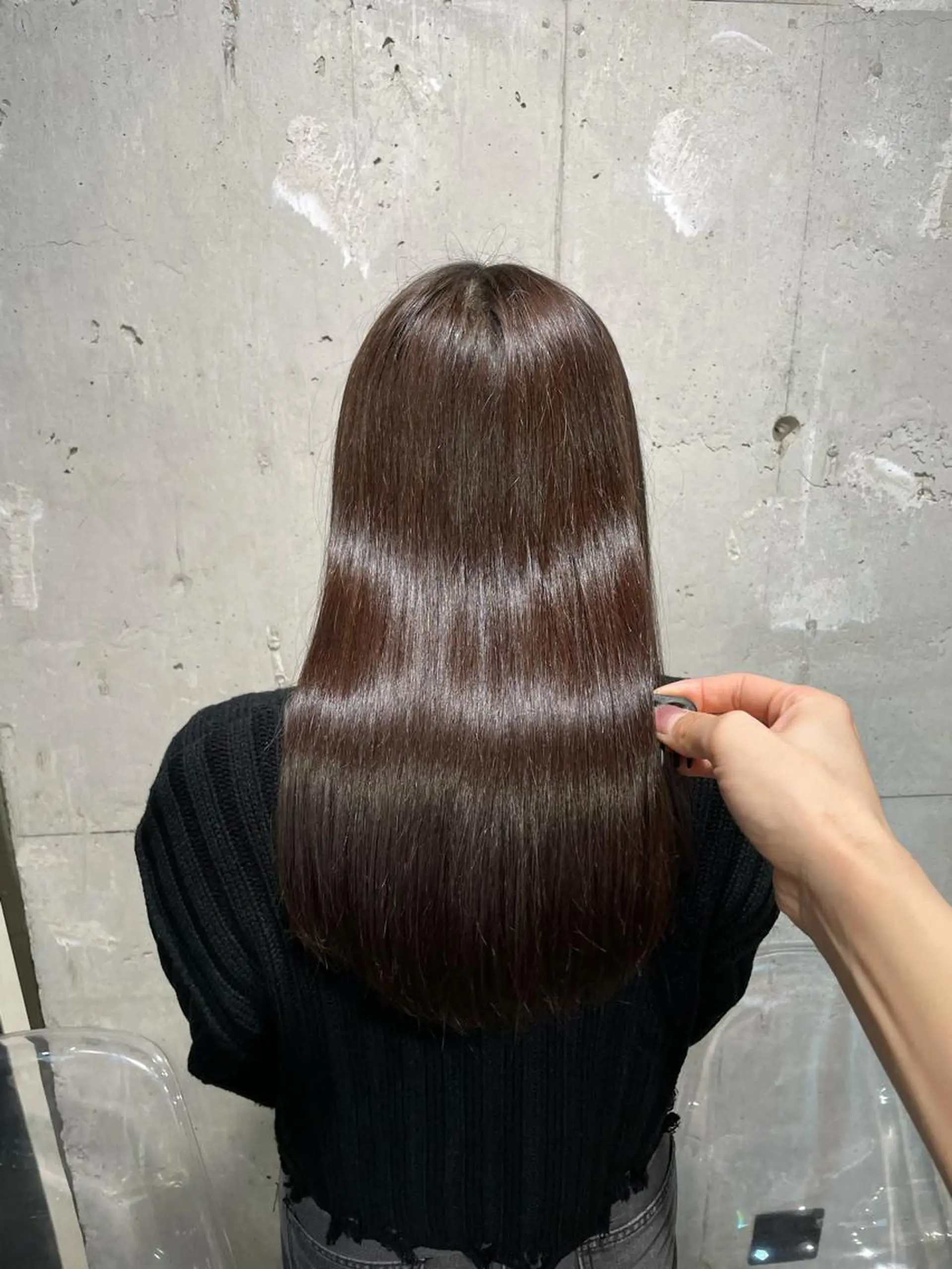 セミロング カラー カット ヘアカラー トリートメント ヘッドスパ ヘアセット ベージュカラー💖 やすひろのヘアスタイル