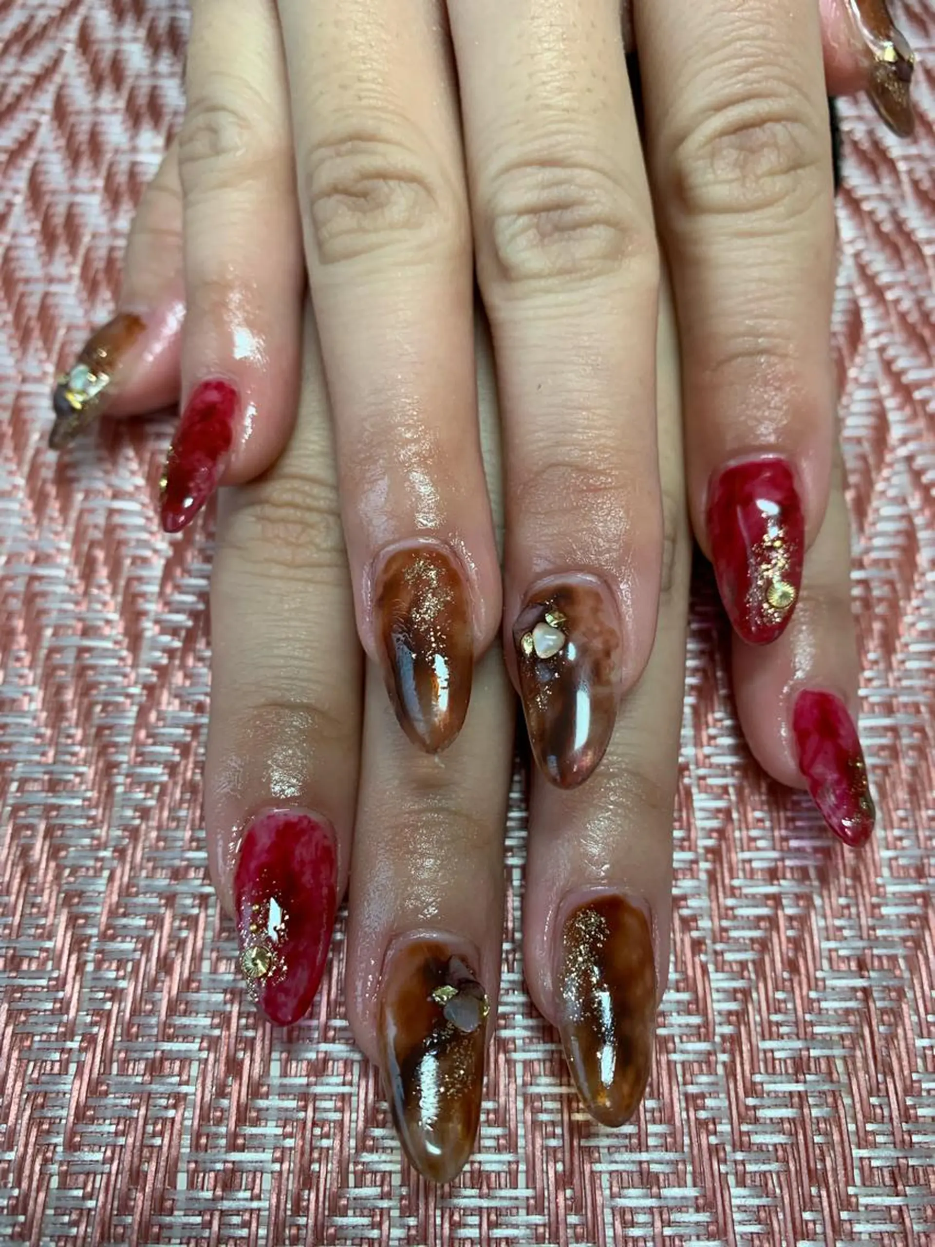 ネイル ハンドネイル rukianail 新里のネイルデザイン