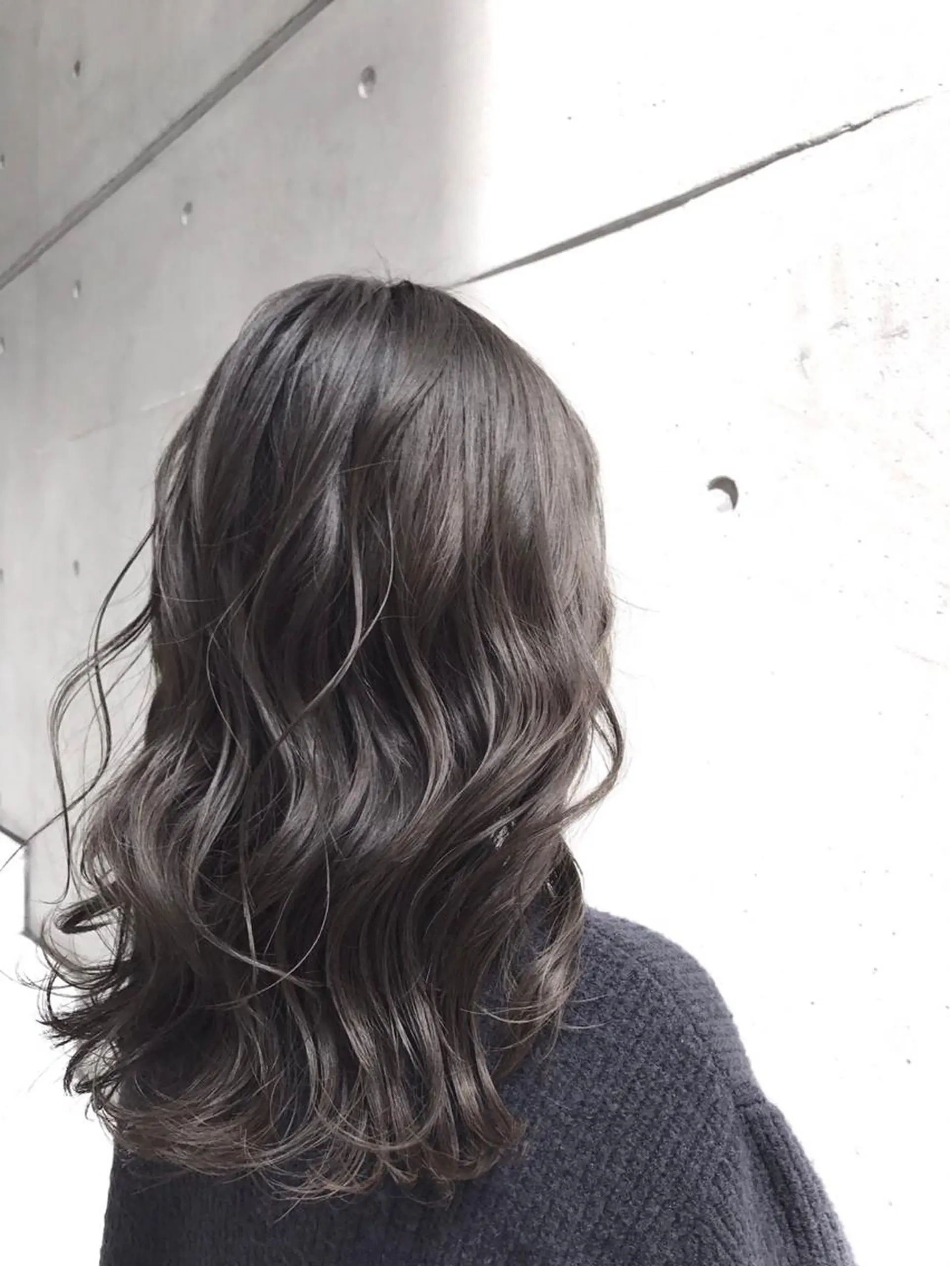 ミディアム カラー グレージュ 半個室女性salon 🩰Natsumiのヘアスタイル