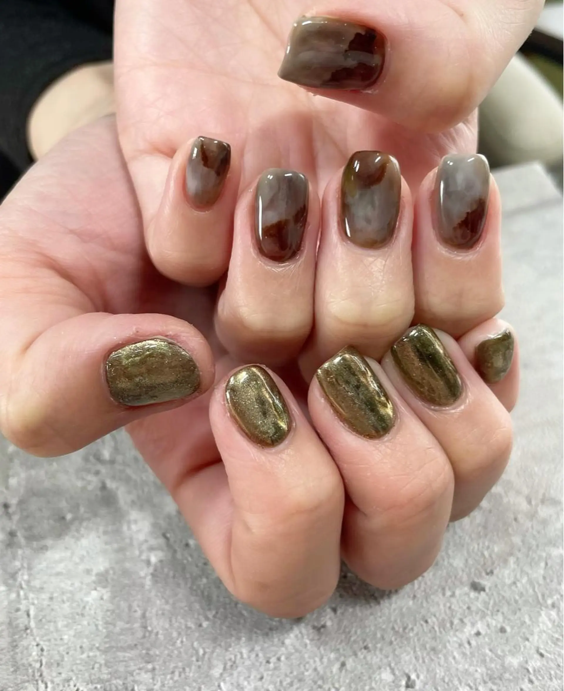 ネイル ジェルネイル 東 千夏のネイルデザイン