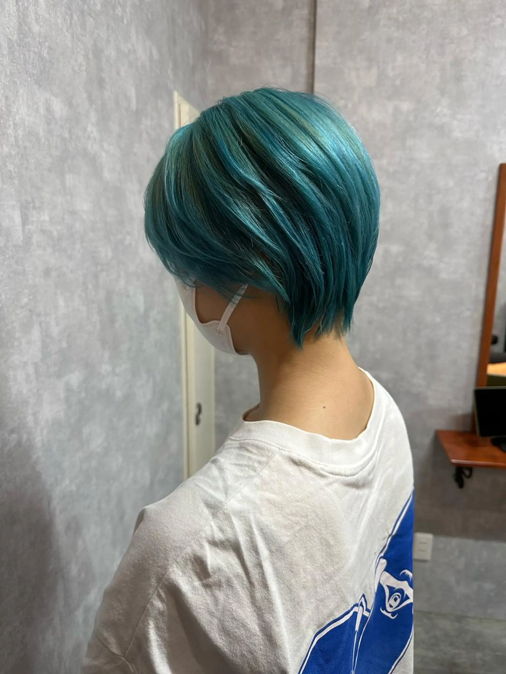 ショート 切りっぱなしボブ ショートボブ ハンサムショート 丸みショート アッシュ カット ヘアカラー トリートメント C’LD hair  produce /シールドヘア所属・モテ髪/ボブ/ショー ト/アダチフウトのヘアスタイル