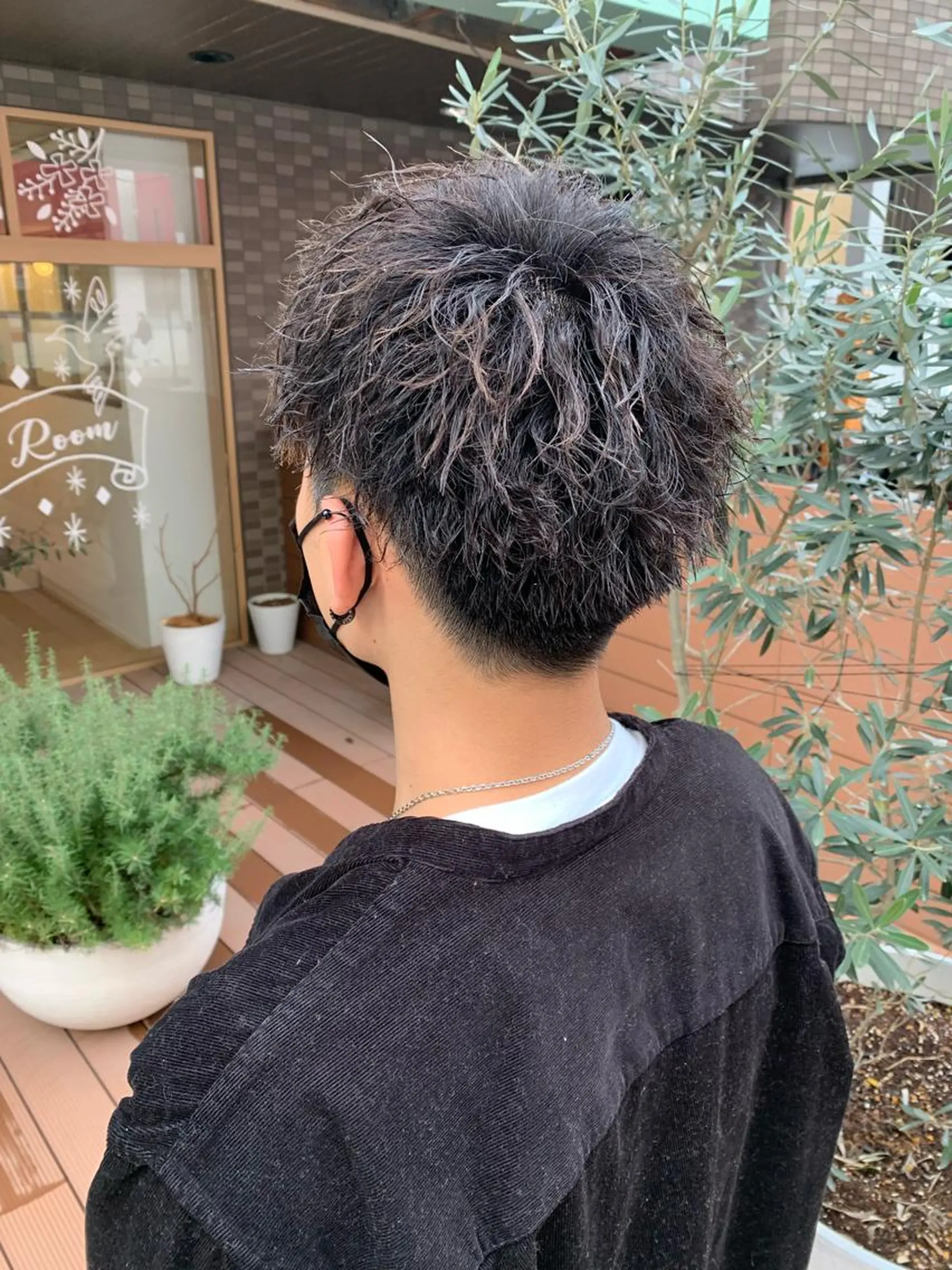 パーマ メンズ メンズパーマ ツイストスパイラルパーマ スパイラルパーマ 縮毛矯正 髪質改善　鈴木のヘアスタイル