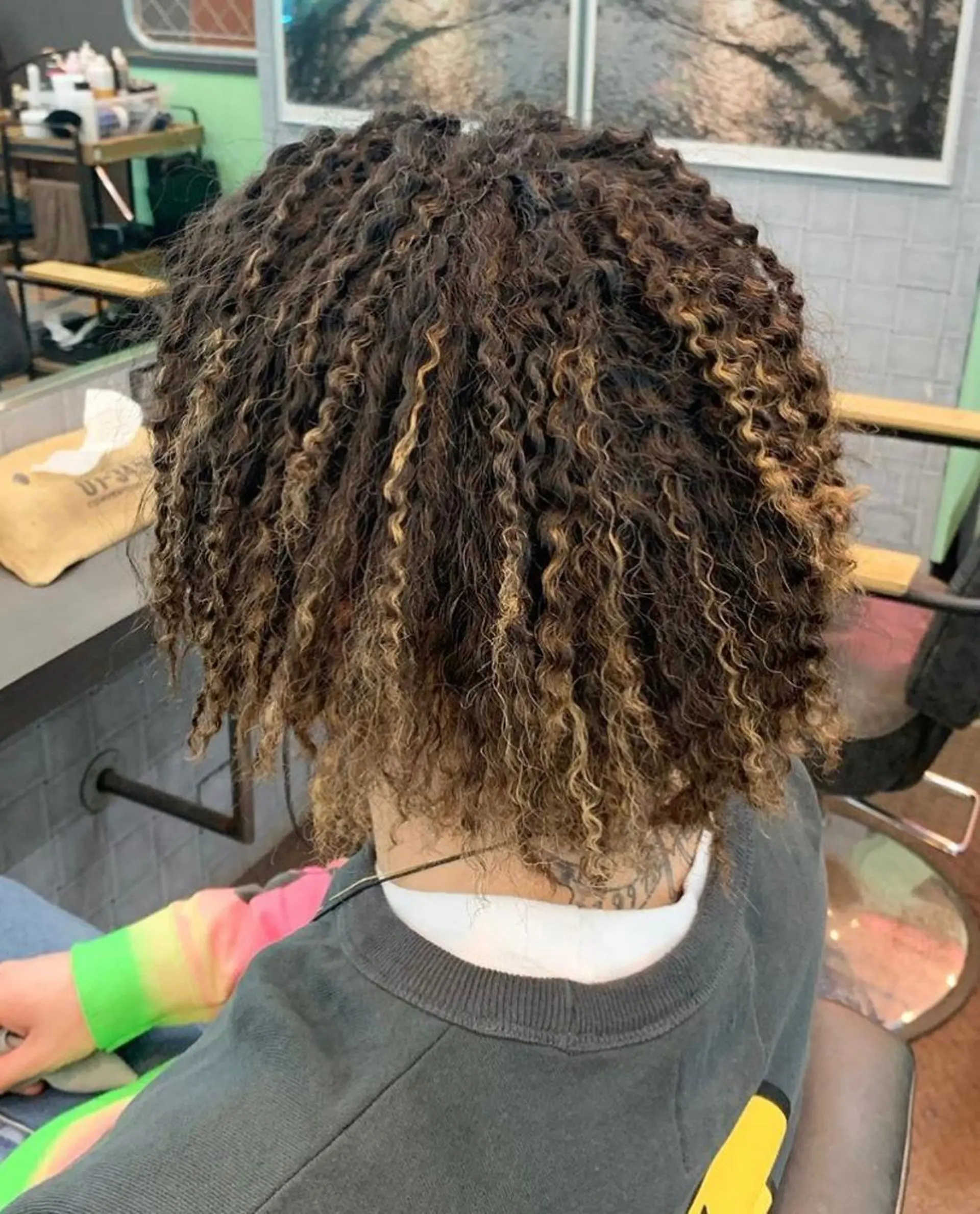 ミディアム パーマ Le'a所属・渋谷/フェード/ 國分 翔のヘアスタイル