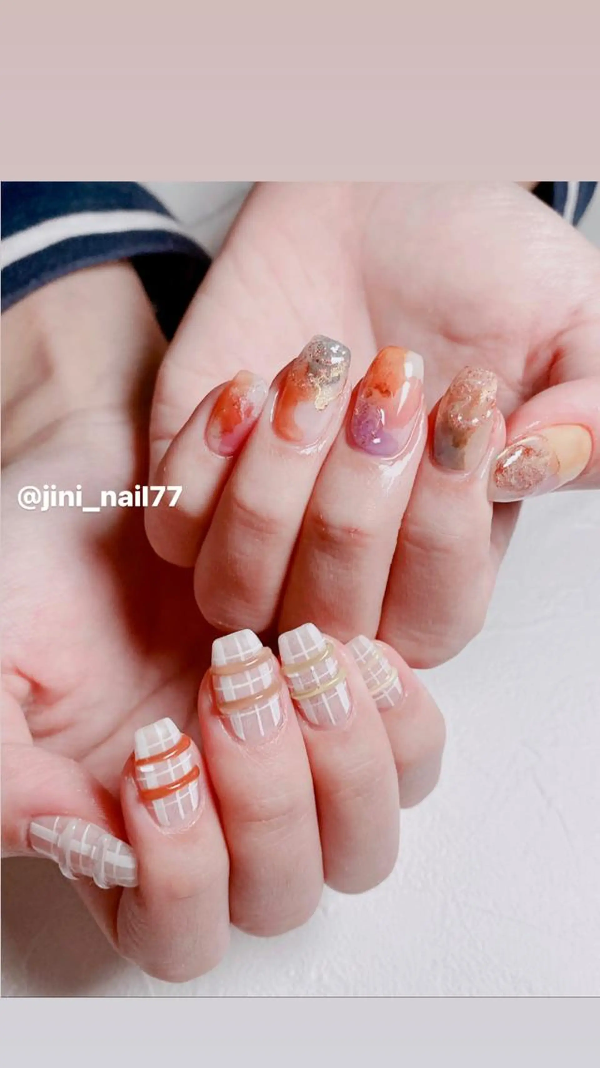 ネイル ハンドネイル JINI NAIL所属・ジニ ネイルのネイルデザイン