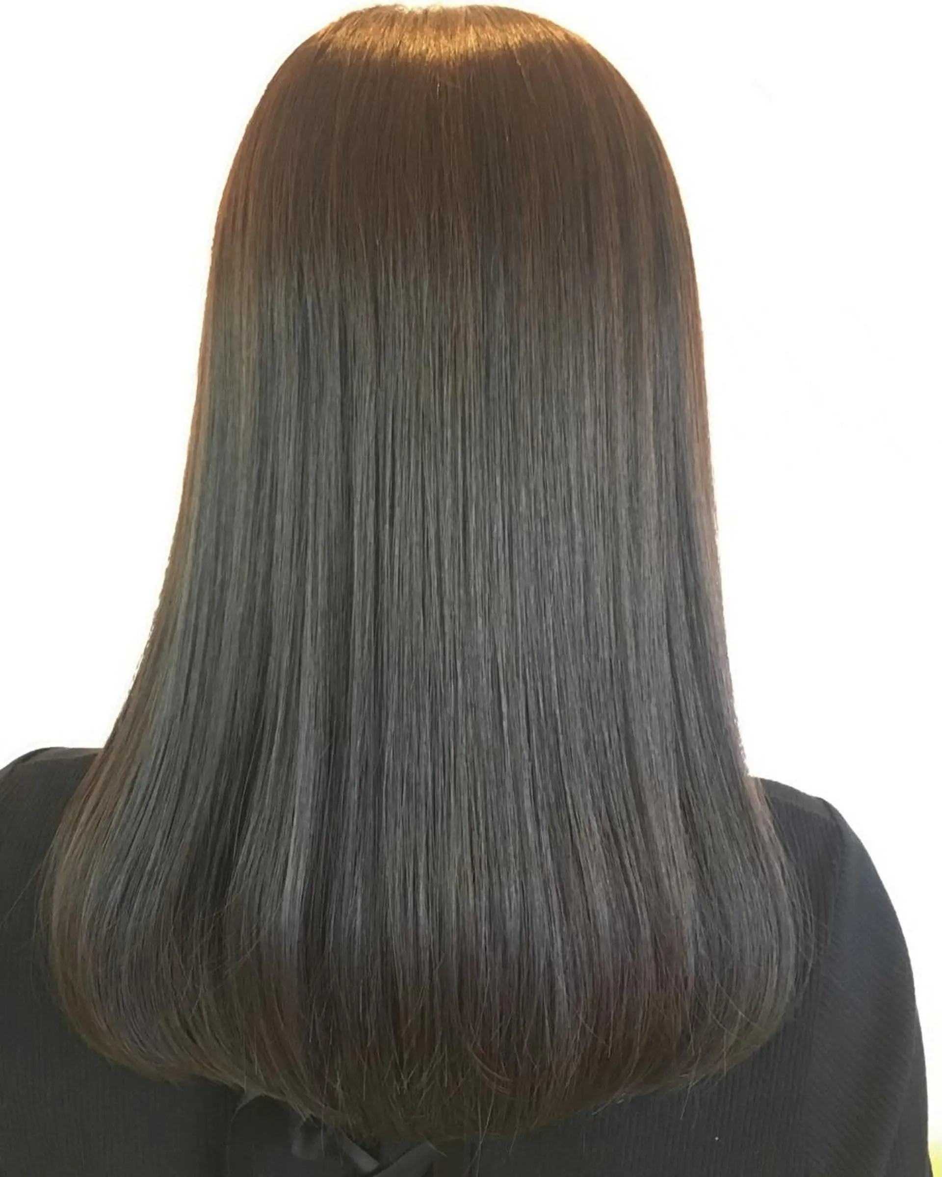 セミロング ヘアカラー トリートメント 松田 由紀子のヘアスタイル