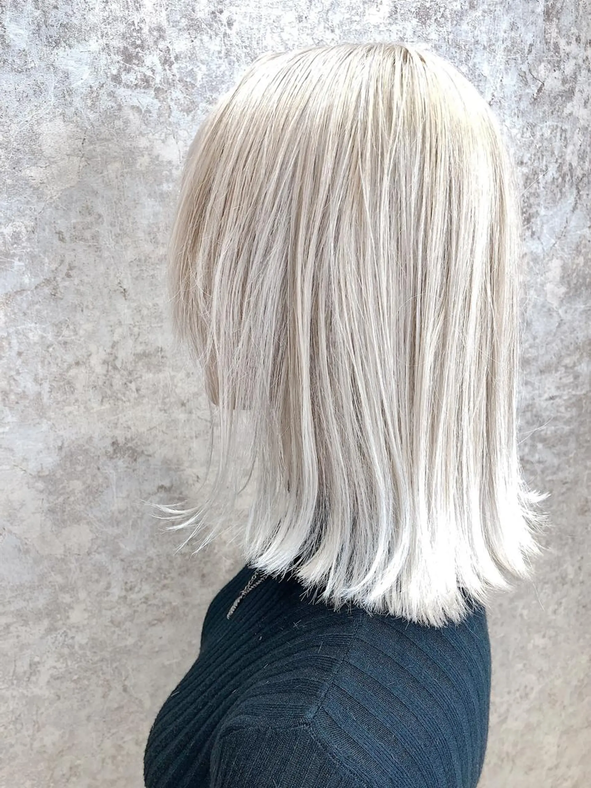 ミディアム カラー ケアブリーチ /髪質 改善/古橋圭史郎のヘアスタイル