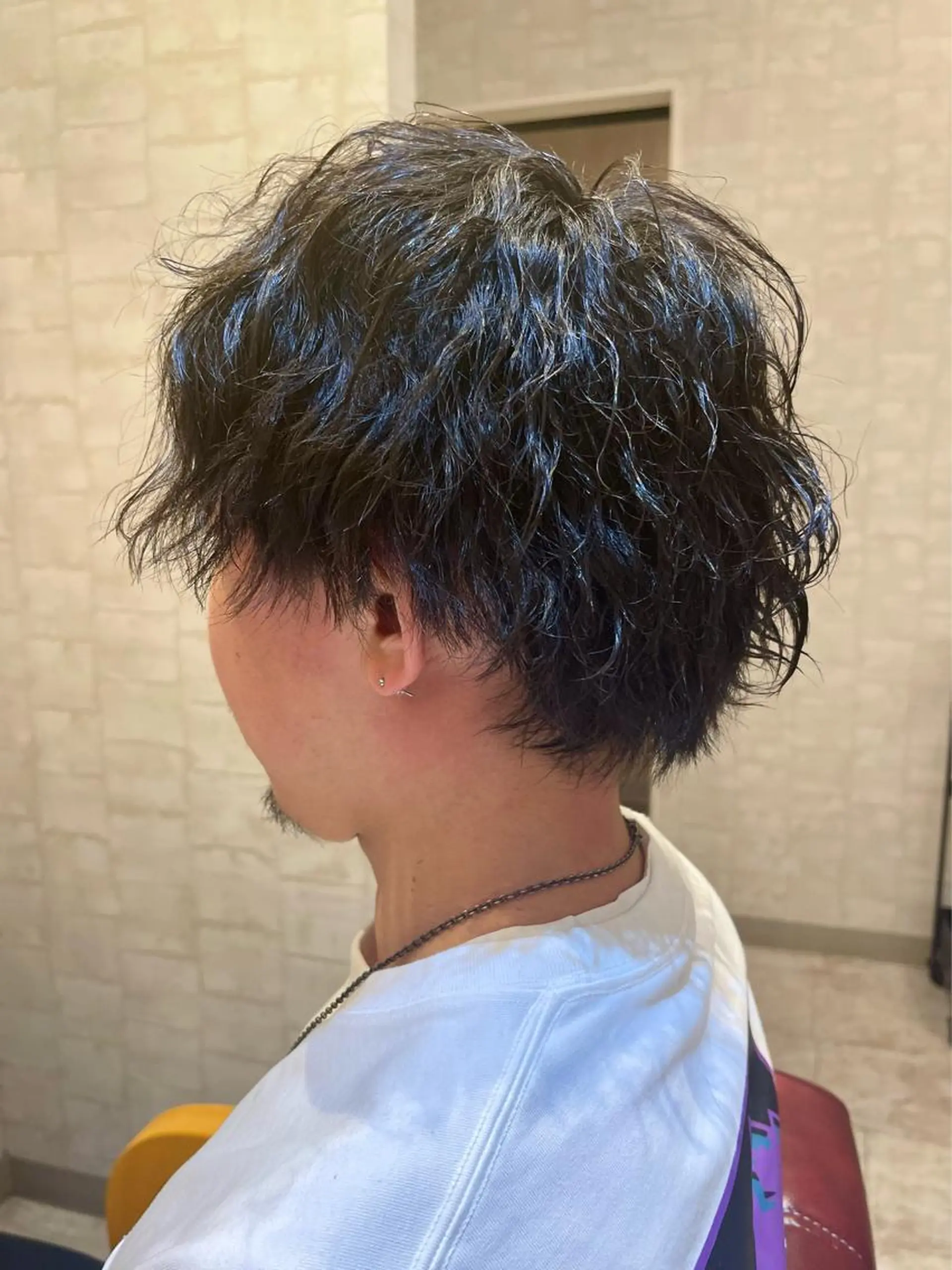 ショート カット パーマ 🍭透明感カラー 志賀拓海🍬🌈のヘアスタイル