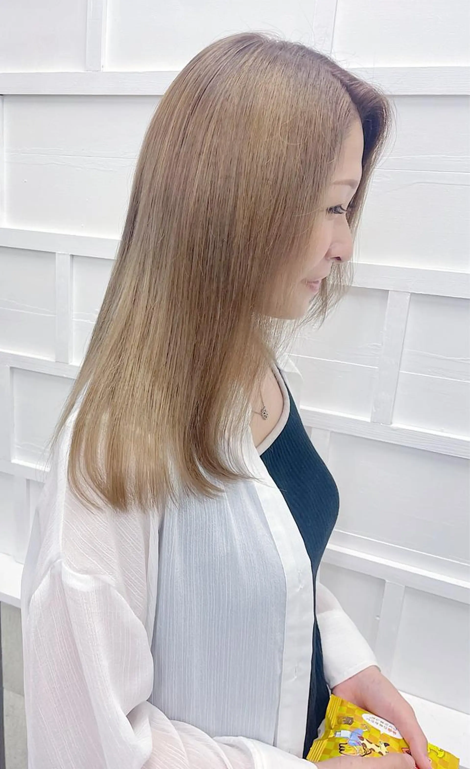 ロング カラー ケアブリーチ /髪質 改善/古橋圭史郎のヘアスタイル