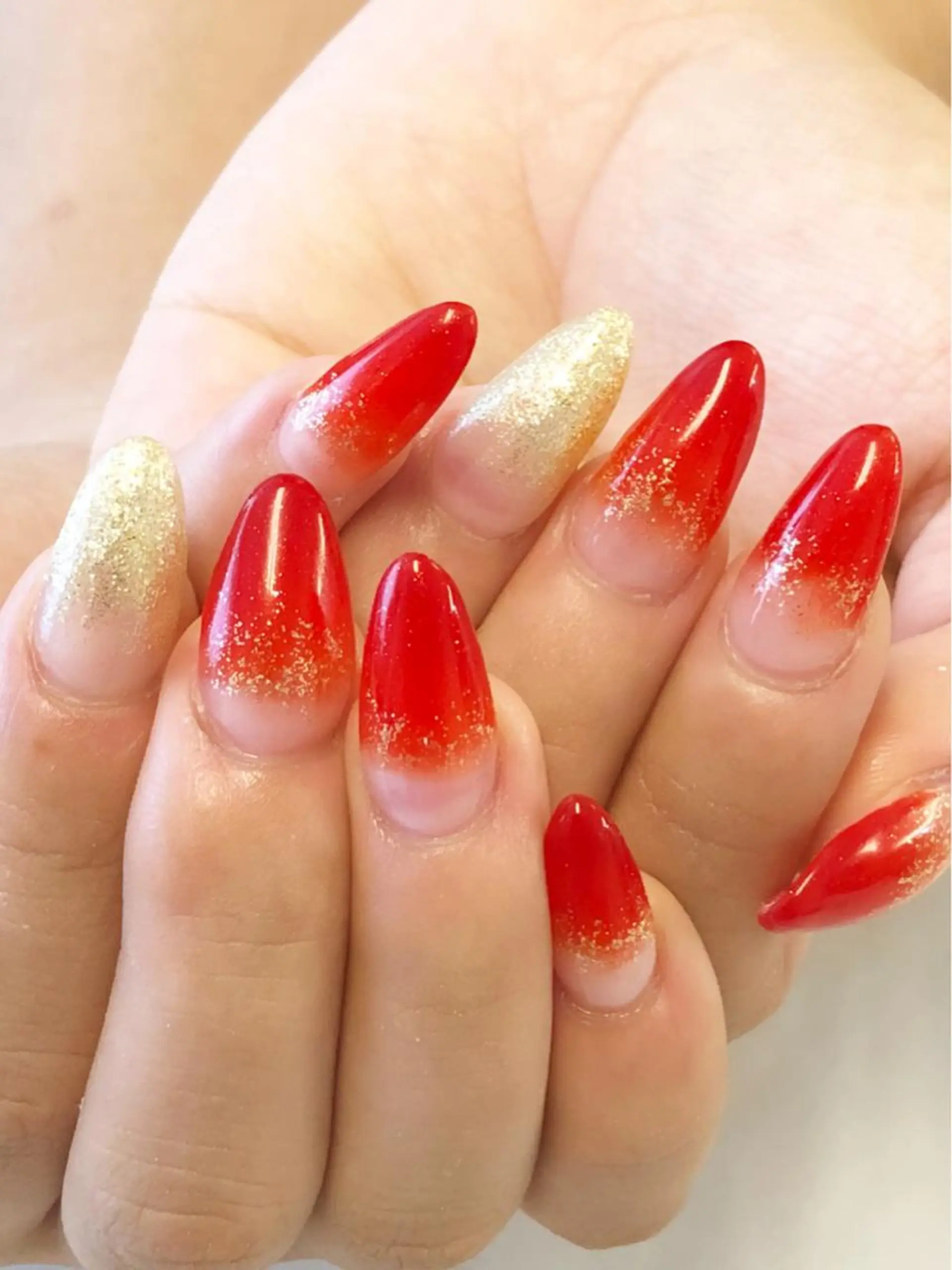 ネイル グラデーション スカルプネイル KIREIE NAILSのネイルデザイン