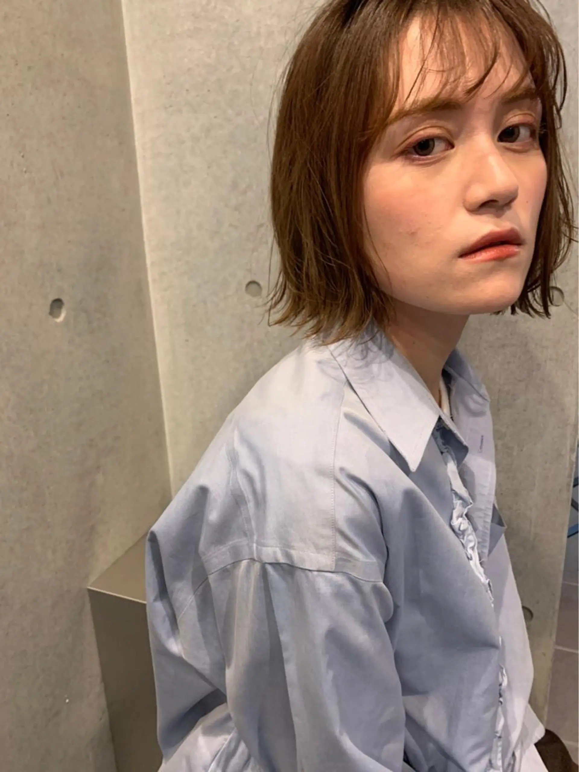 ショート カラー パーマ ダブルカラー グラデーションカラー ハイライトカラー イルミナカラー インナーカラー CEINE【セーヌ】 三軒茶屋のヘアスタイル