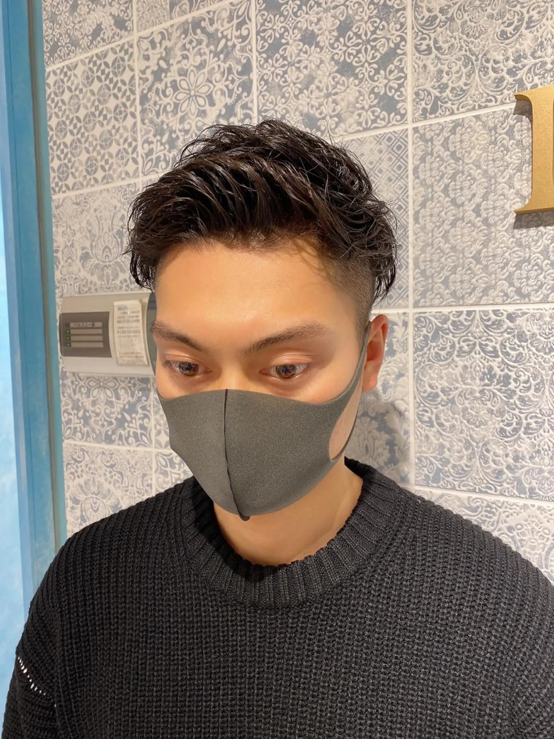 ショート パーマ メンズ カット パーマ トリートメント lond strada所属・🌟モテ髪ショート 🌟店長　津賀涼のヘアスタイル