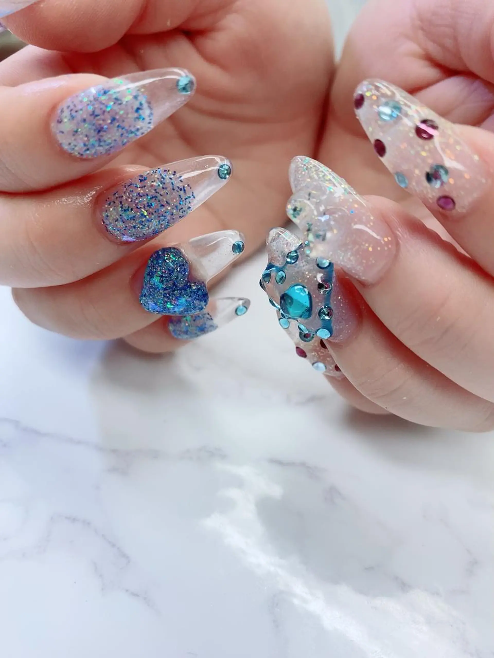 ミディアム ハンドネイル JNA認定講師🌸 RIEのネイルデザイン