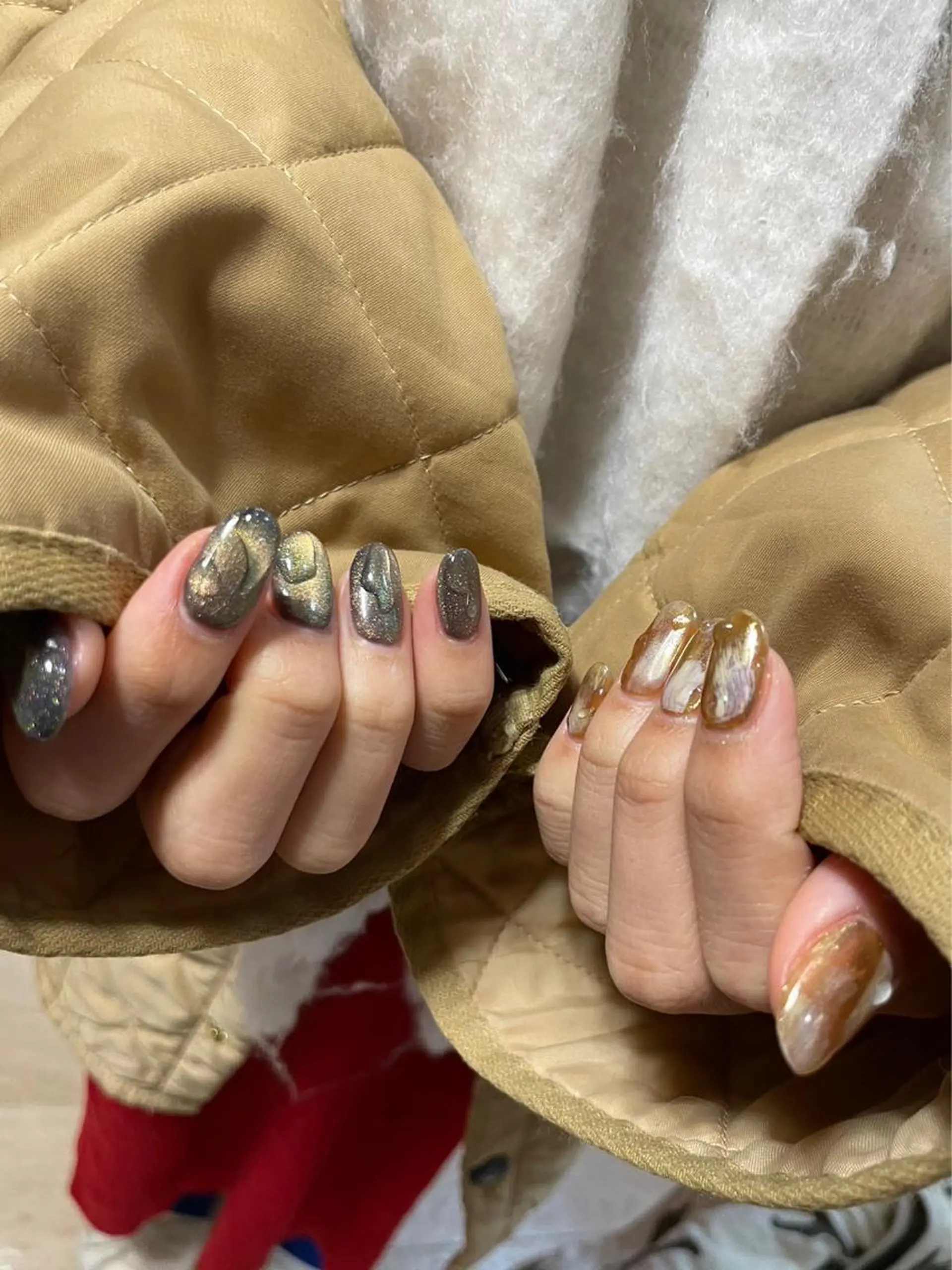 セミロング ハンドネイル ハンドケア 💜MIYA nail川崎店のネイルデザイン