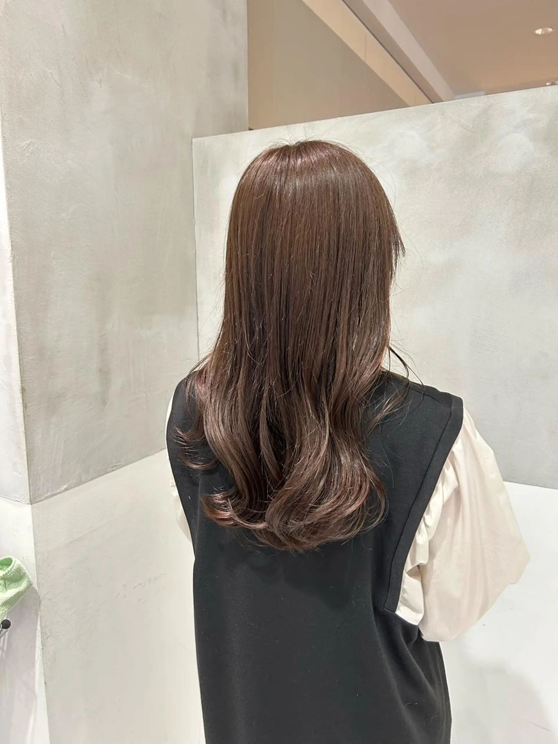 ロング カラー ベージュカラー ヘアカラー トリートメント ヘアセット ナチュラル/韓国💎 haruka 💎のヘアスタイル