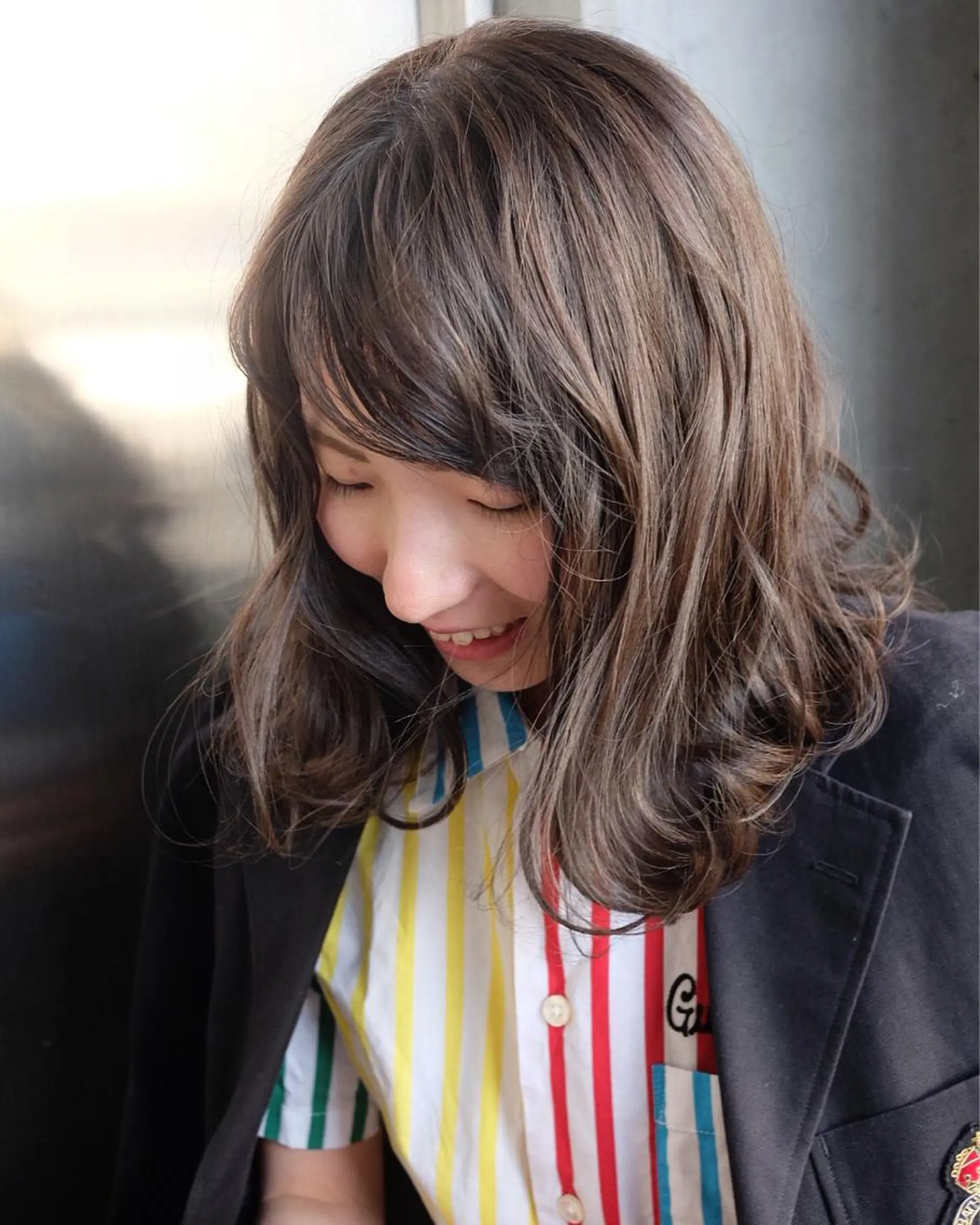 セミロング カラー ヘアアレンジ MIRUCO by KURAKU所属・マキシ ヤスアキのヘアスタイル