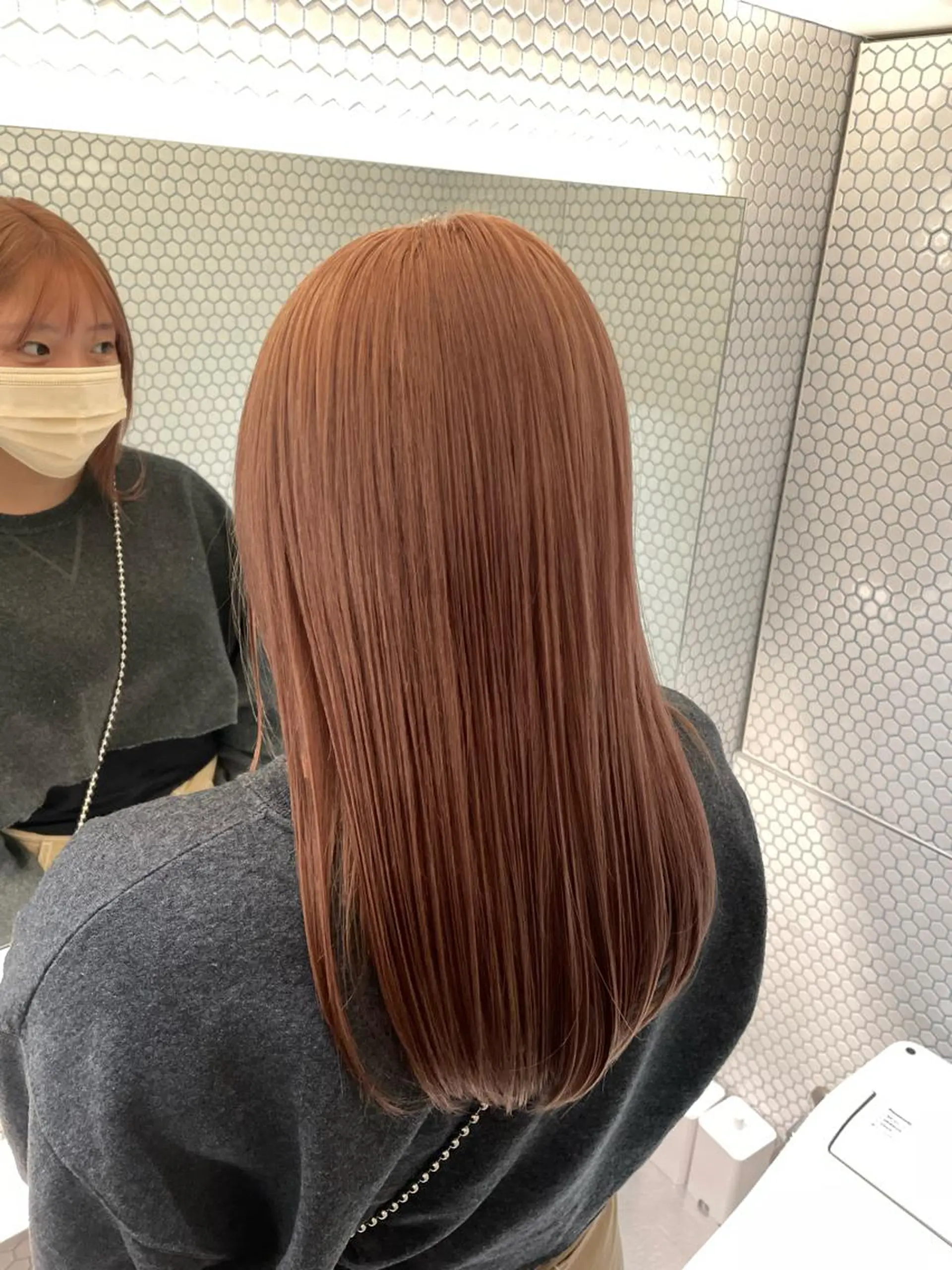 ロング カラー ベージュカラー ピンクカラー ピンクベージュ cinq所属・ハイライトカラー ❤︎hirokoのヘアスタイル