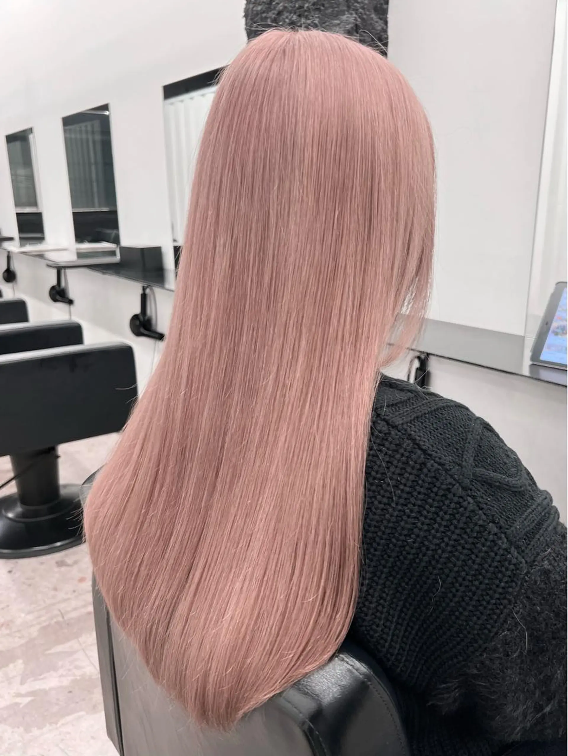 ロング カラー ヘアカラー トリートメント 🎀ツヤ髪/韓国 ヘアミカ🎀のヘアスタイル