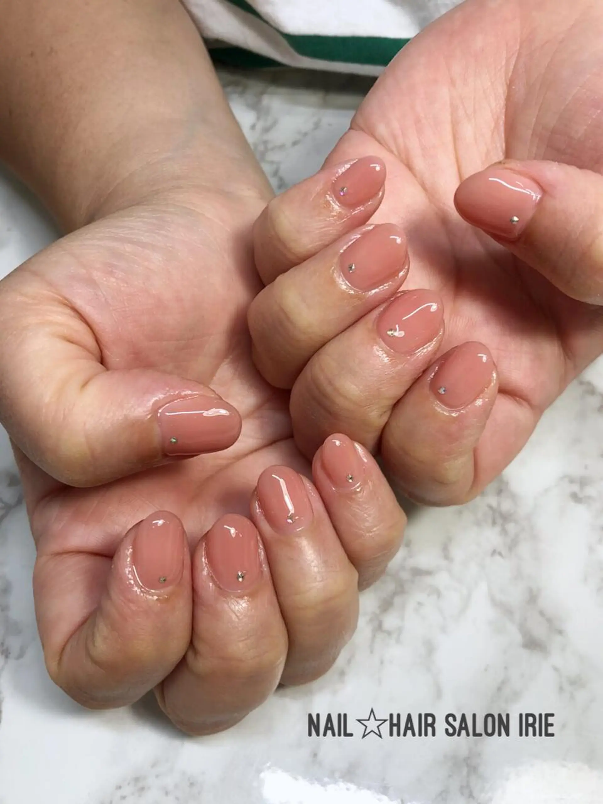 ネイル ハンドネイル Hair salon Irie所属・與儀 知佳のネイルデザイン