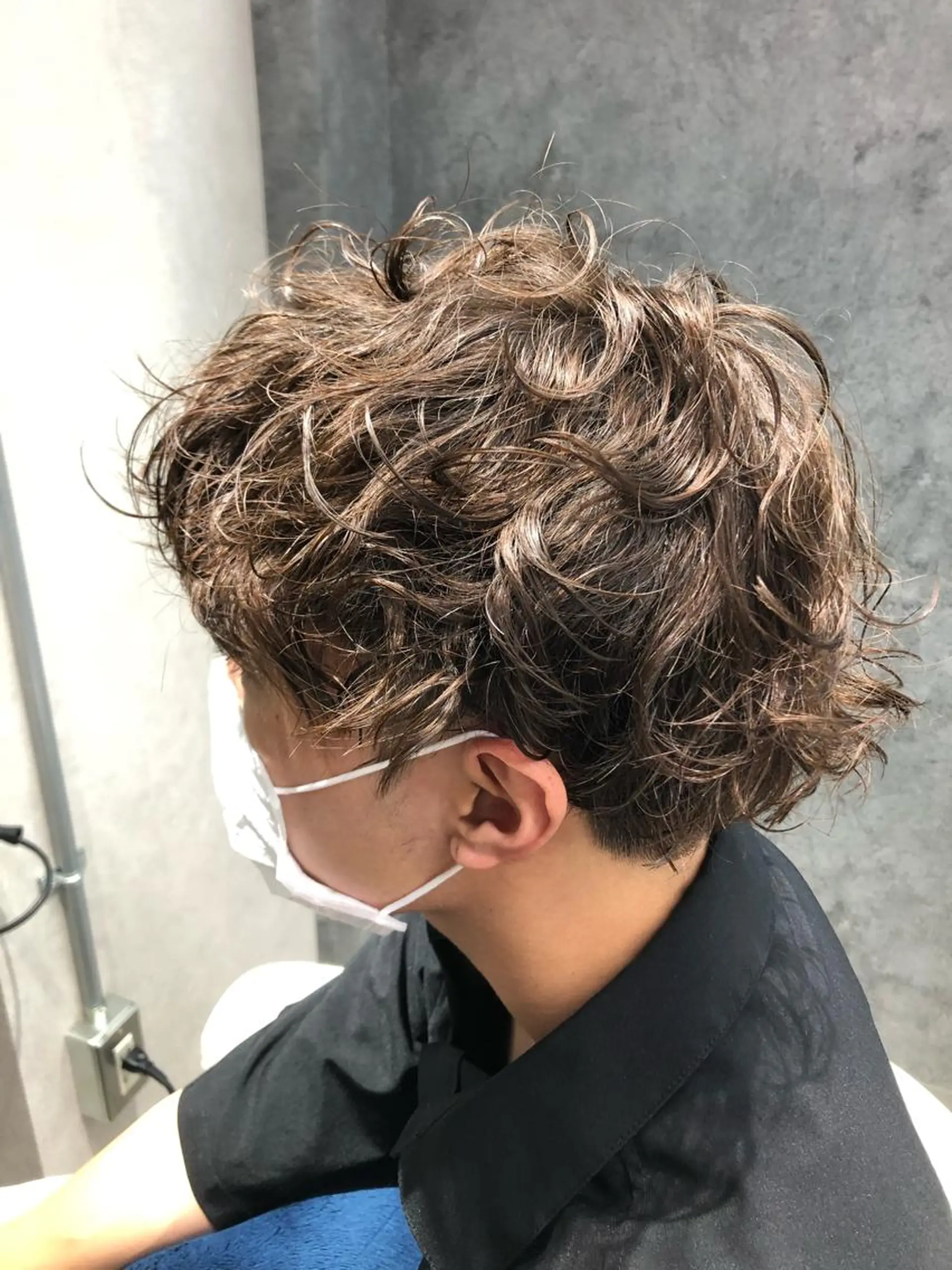 パーマ メンズ カット パーマ トリートメント Noy所属・Noyヨシモト ヒロトのヘアスタイル