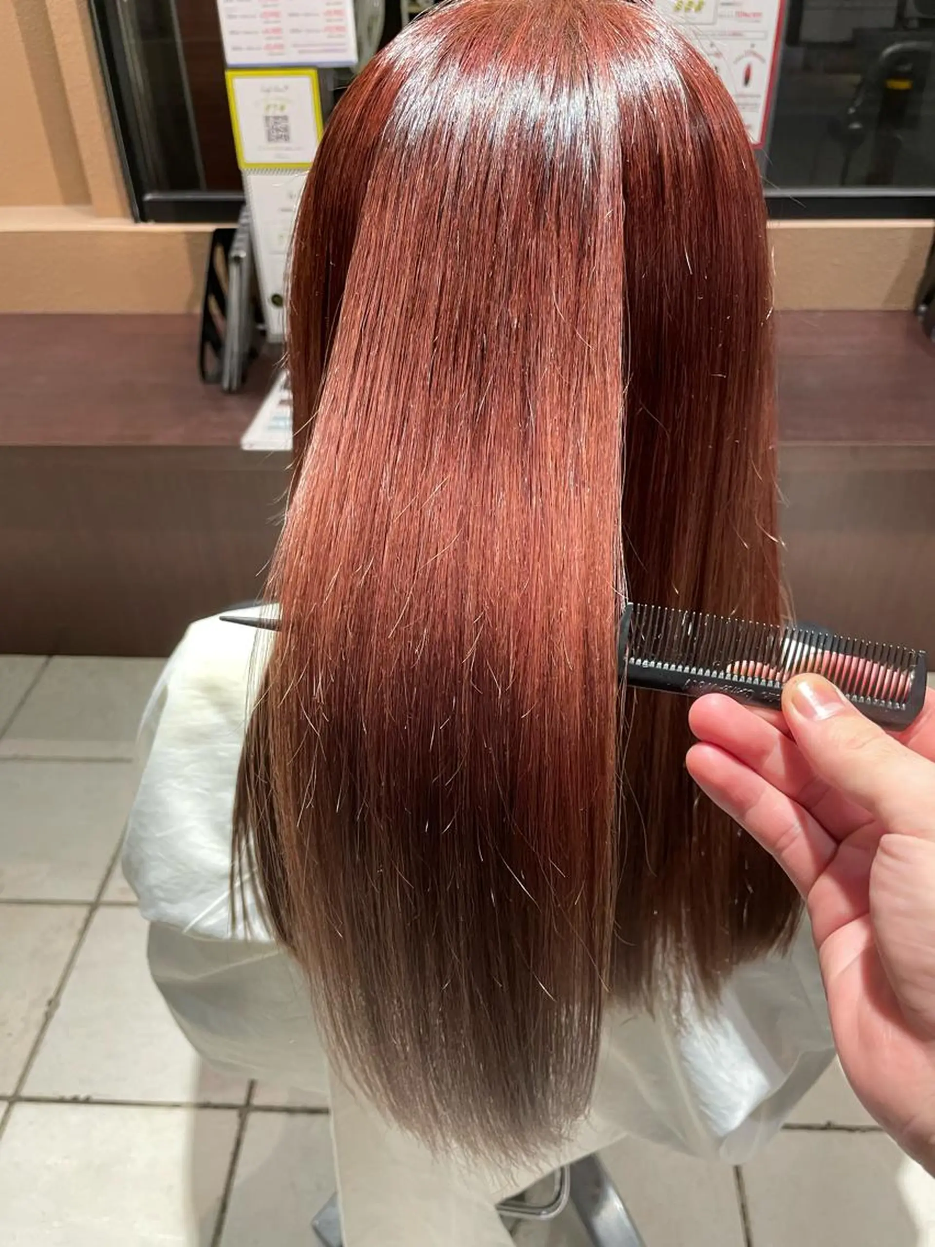 ロング カラー 髪質改善 SHEER. 大阪梅田所属・髪質改善/ 梅田中崎町/宮里のヘアスタイル