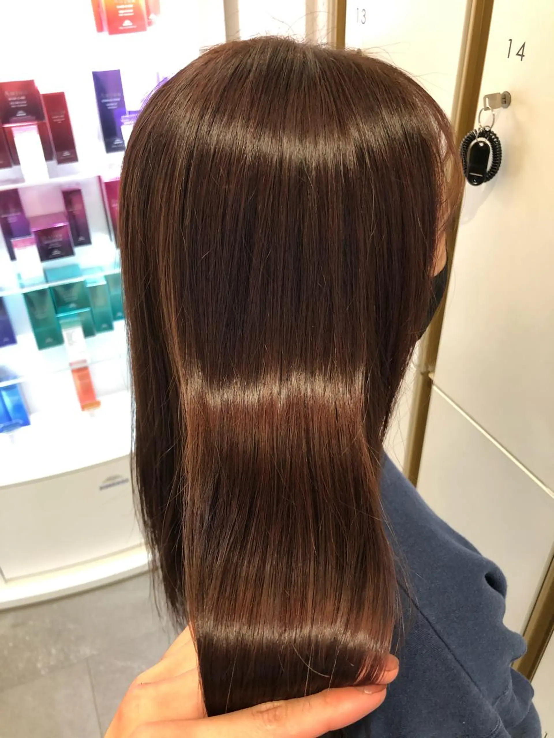 ロング カラー カット 縮毛矯正 渕向 克海のヘアスタイル